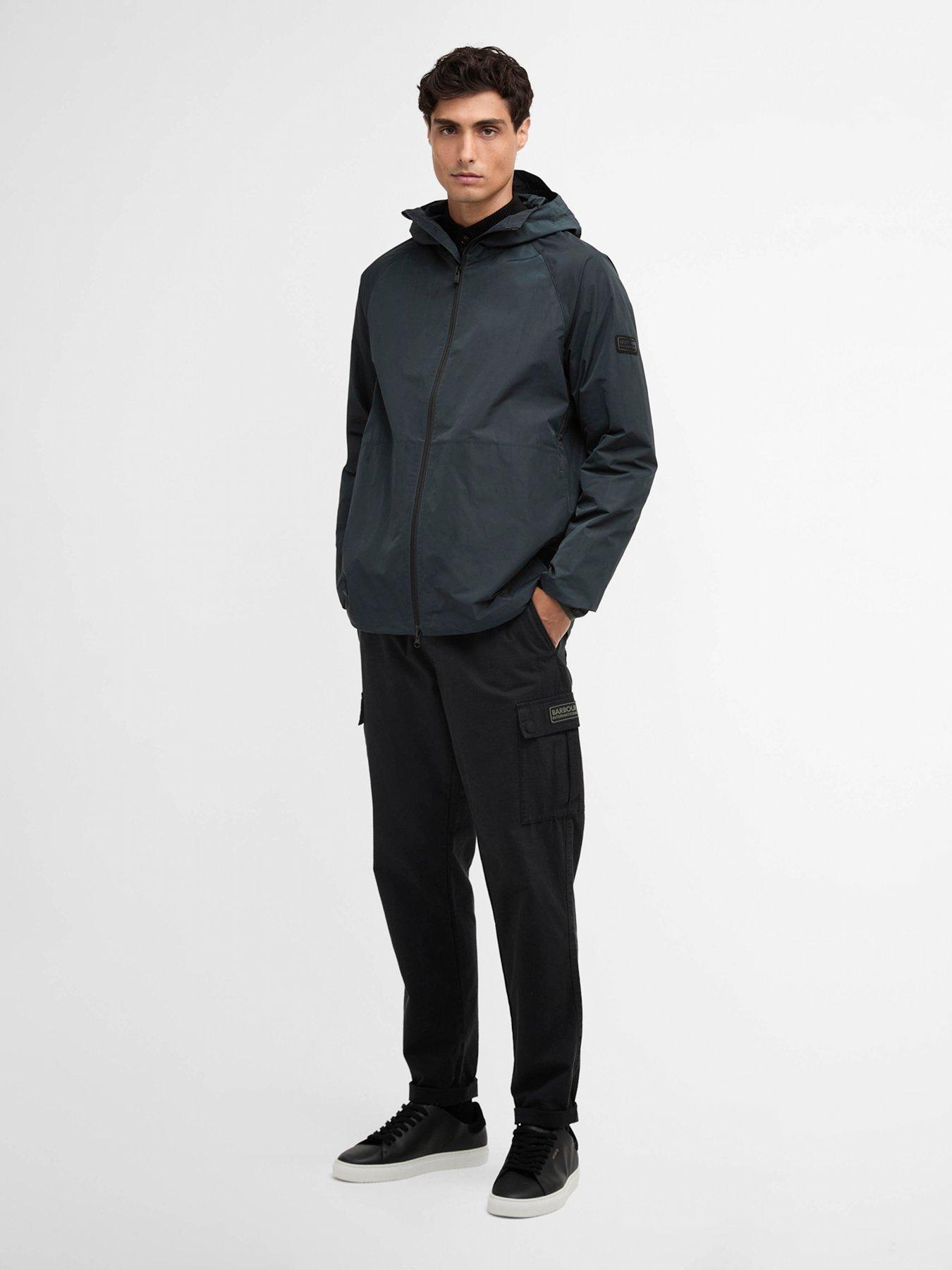  image of barbour-international-peckett-showerproof-jacket-green