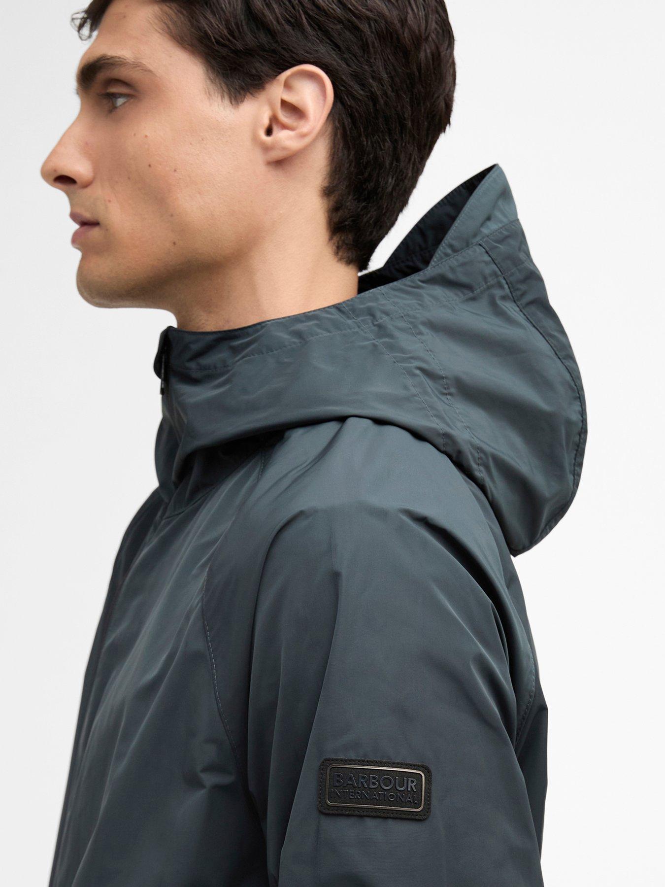 Image 4 of 6 of Barbour International Peckett Showerproof Jacket - navy