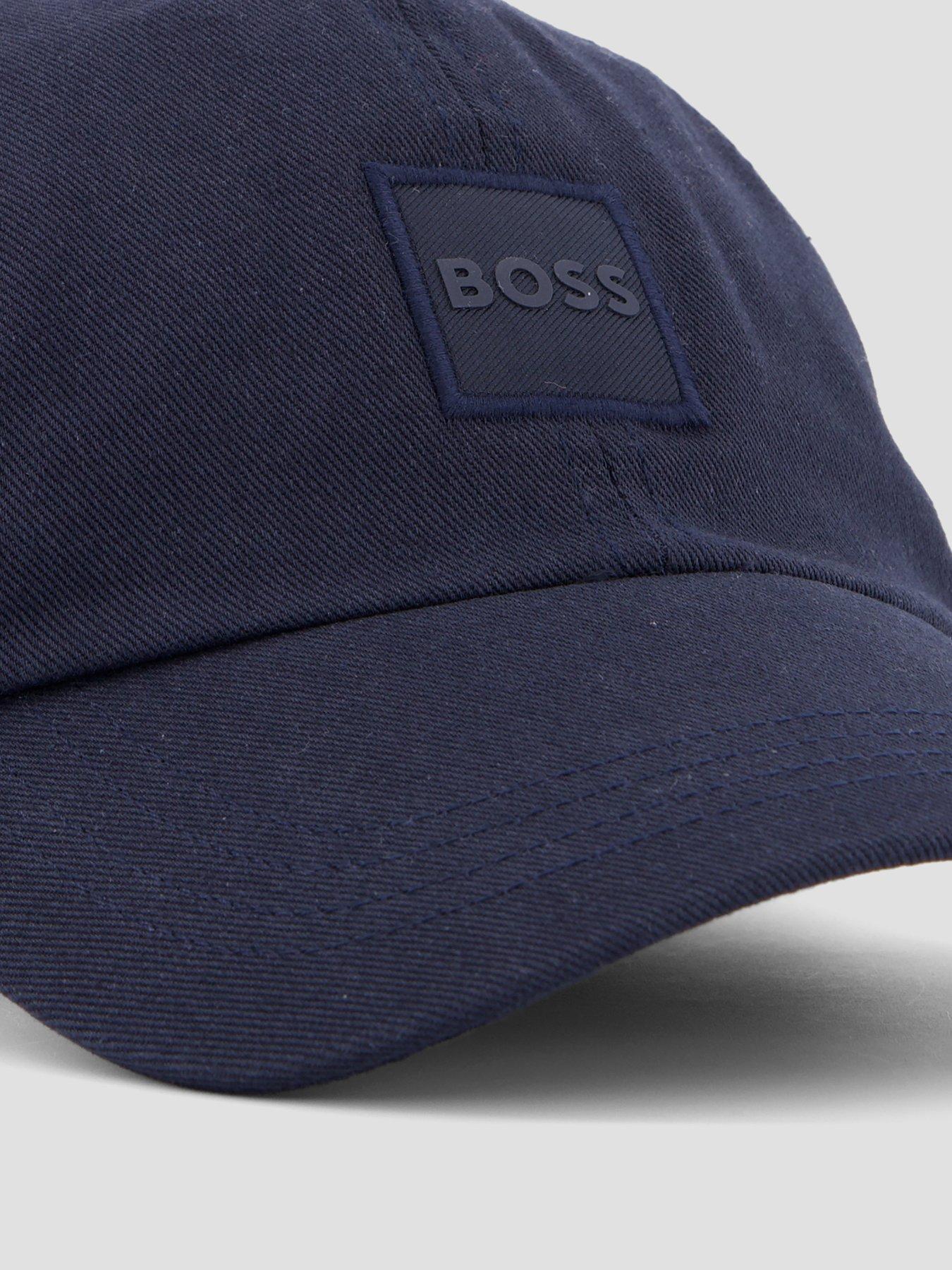 Image 3 of 4 of BOSS Derrel-Pl Tonal Badge Logo Baseball Cap - Navy