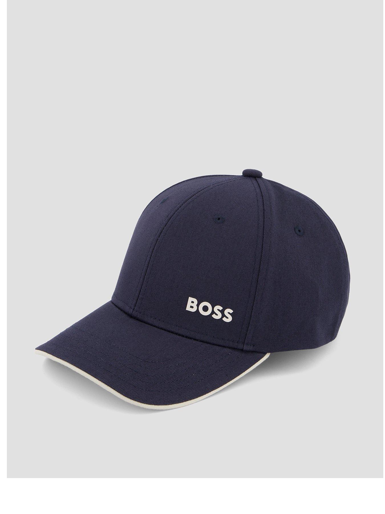 Image 1 of 4 of BOSS Cap-Bold Small Logo Baseball Cap - Navy