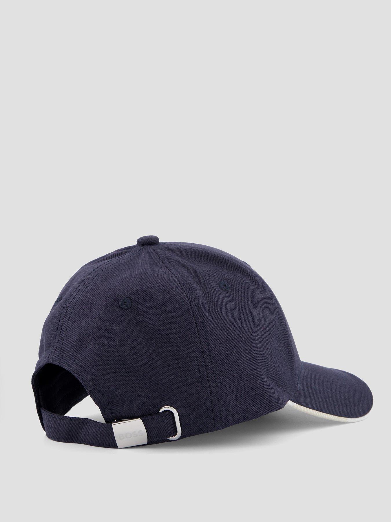 Image 4 of 4 of BOSS Cap-Bold Small Logo Baseball Cap - Navy