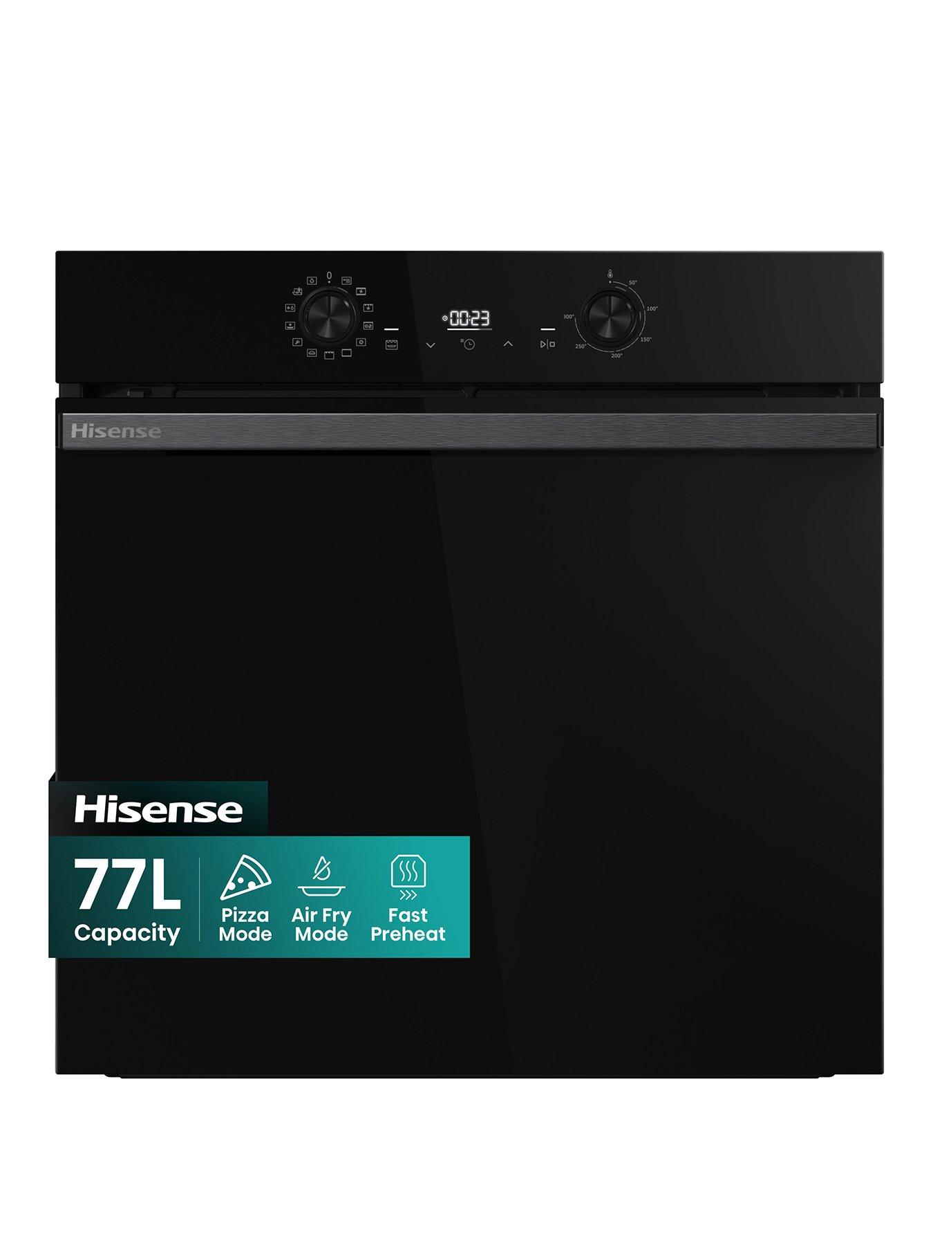 Image 1 of 7 of Hisense Hi2 BI626PBUPUK Built In Electric Single Pyrolytic Oven - Jet Black