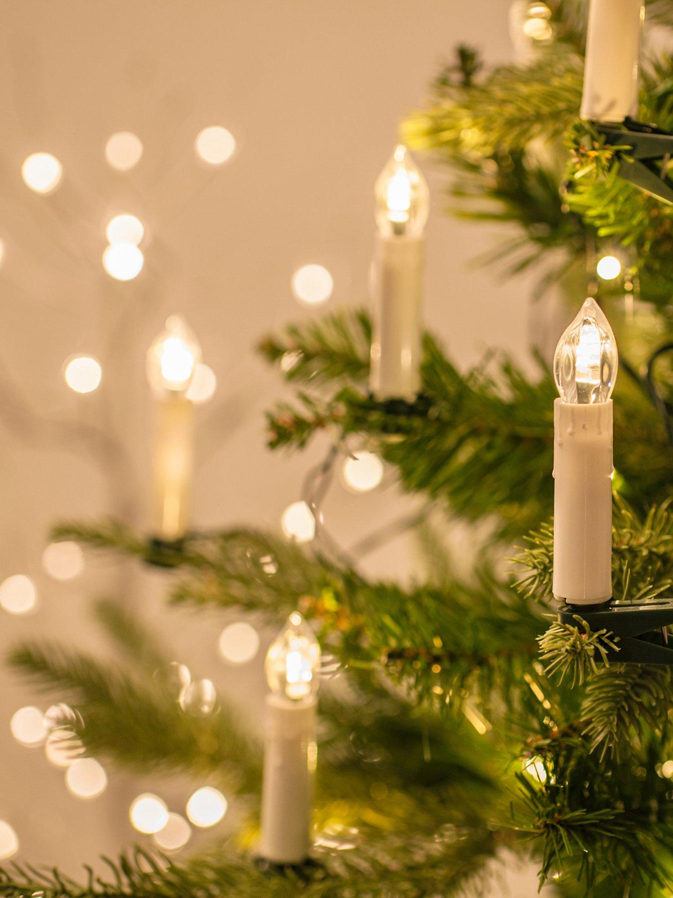 Lights4Fun 50 Warm White Christmas Tree Candle Lights