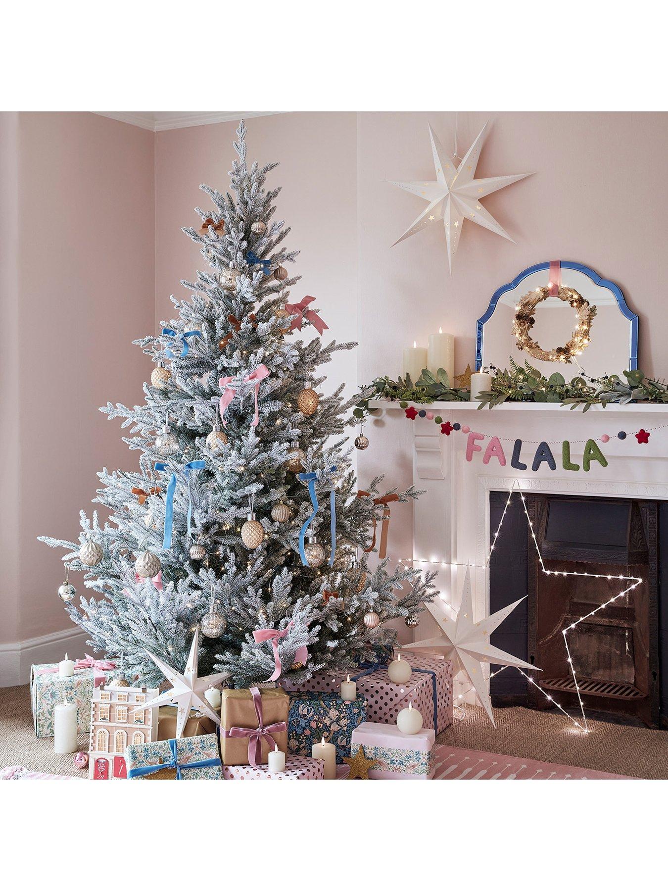  image of lights4fun-paper-star-decoration-trio