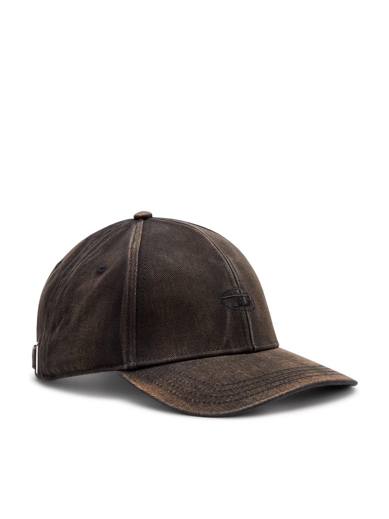  image of diesel-diesel-d-oval-denim-cap-black