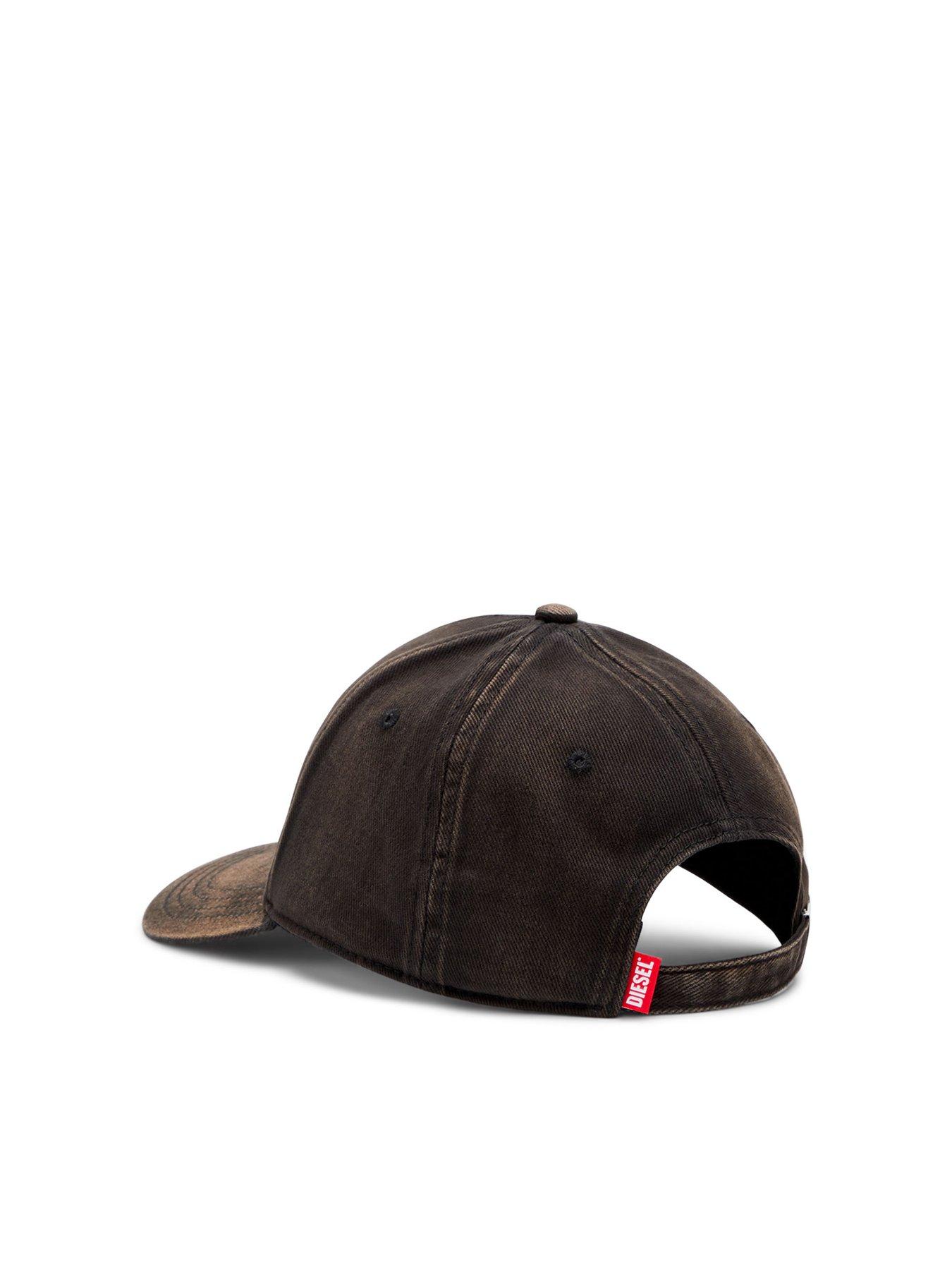 image of diesel-diesel-d-oval-denim-cap-black