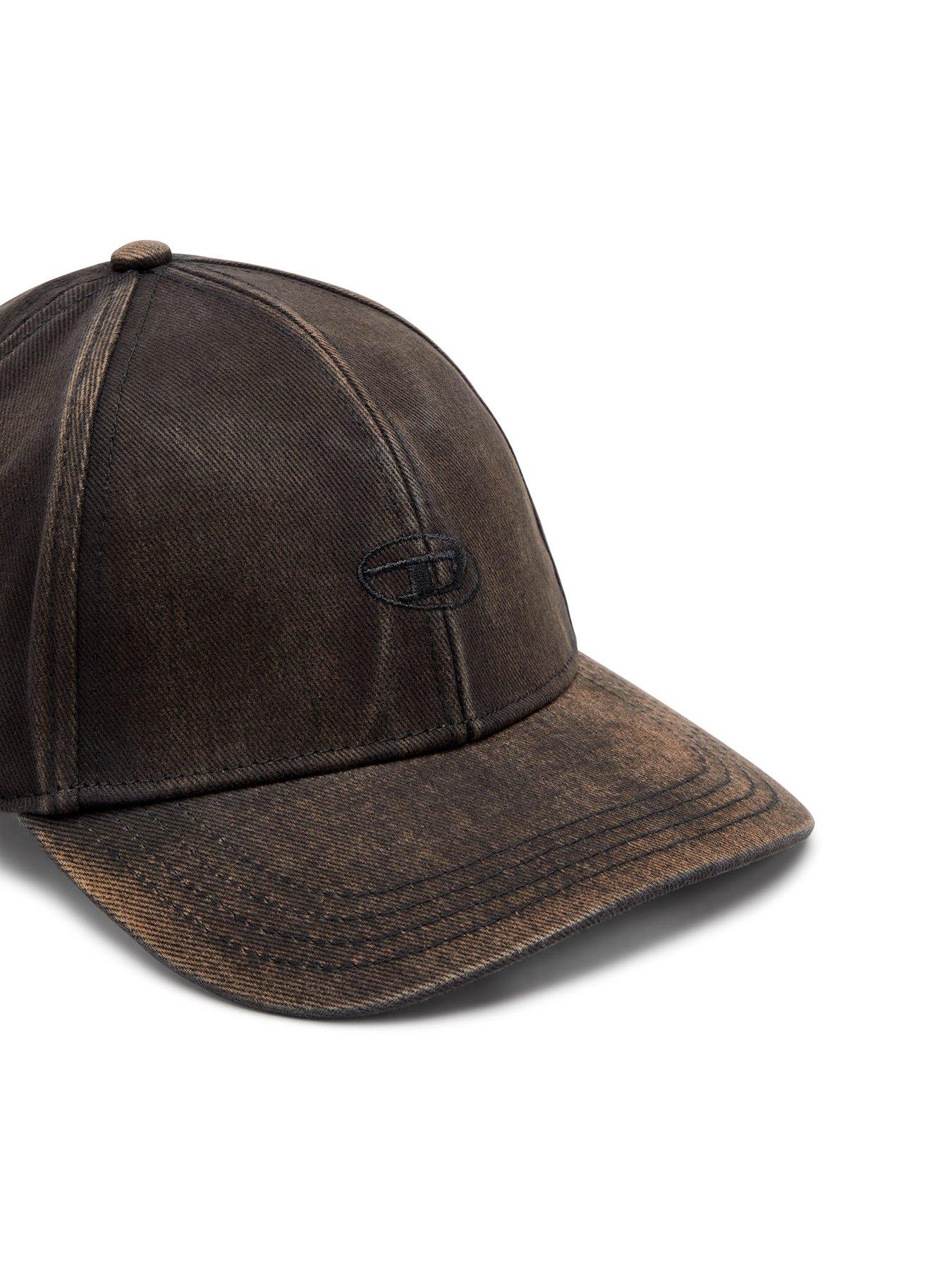  image of diesel-diesel-d-oval-denim-cap-black