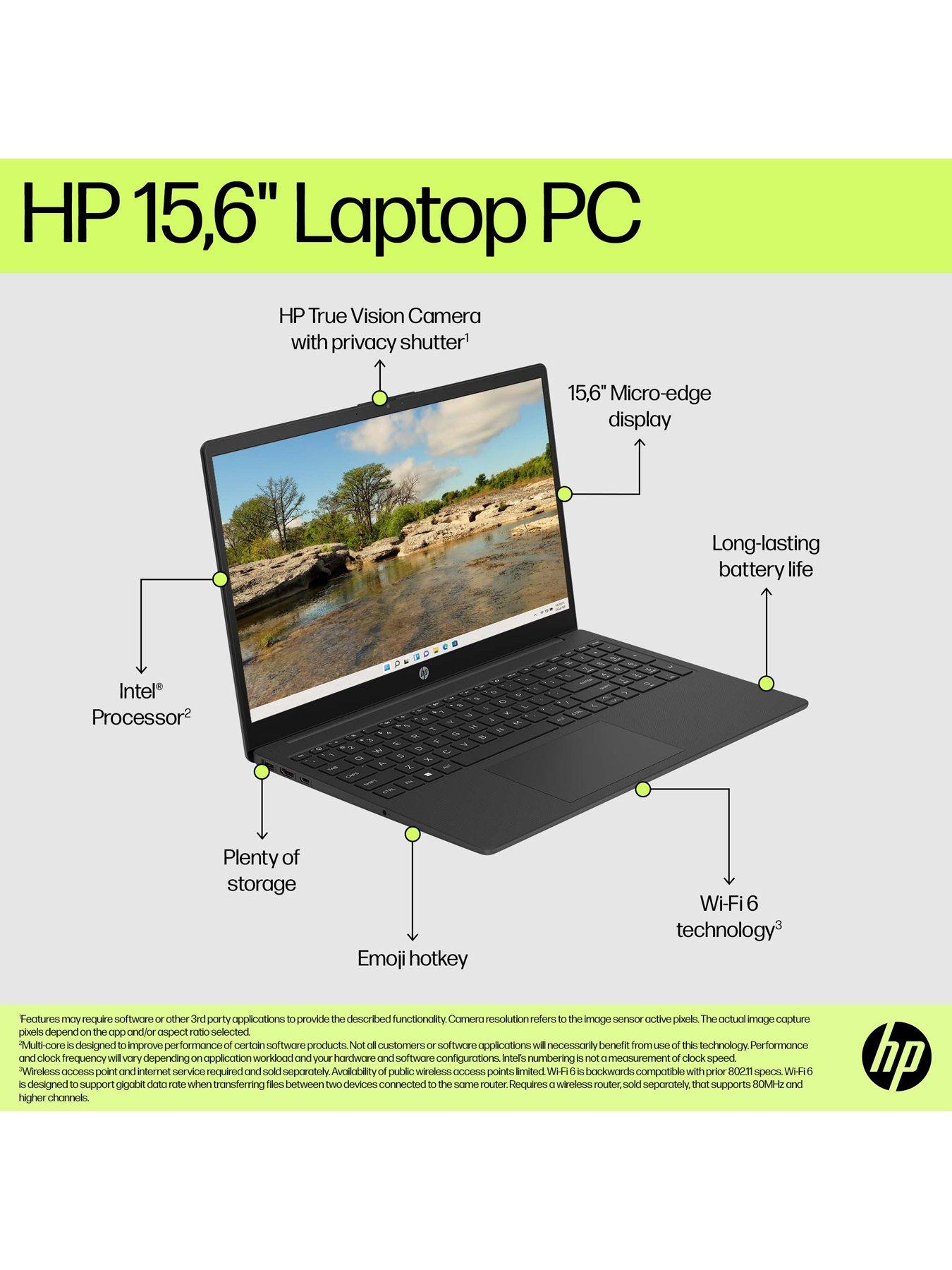 Image 5 of 7 of HP 15fd0064na Laptop&nbsp;- 15.6in FHD,&nbsp;Intel Core i5, 8GB RAM, 256GB SSD,&nbsp;with Norton 360 Antivirus - Black