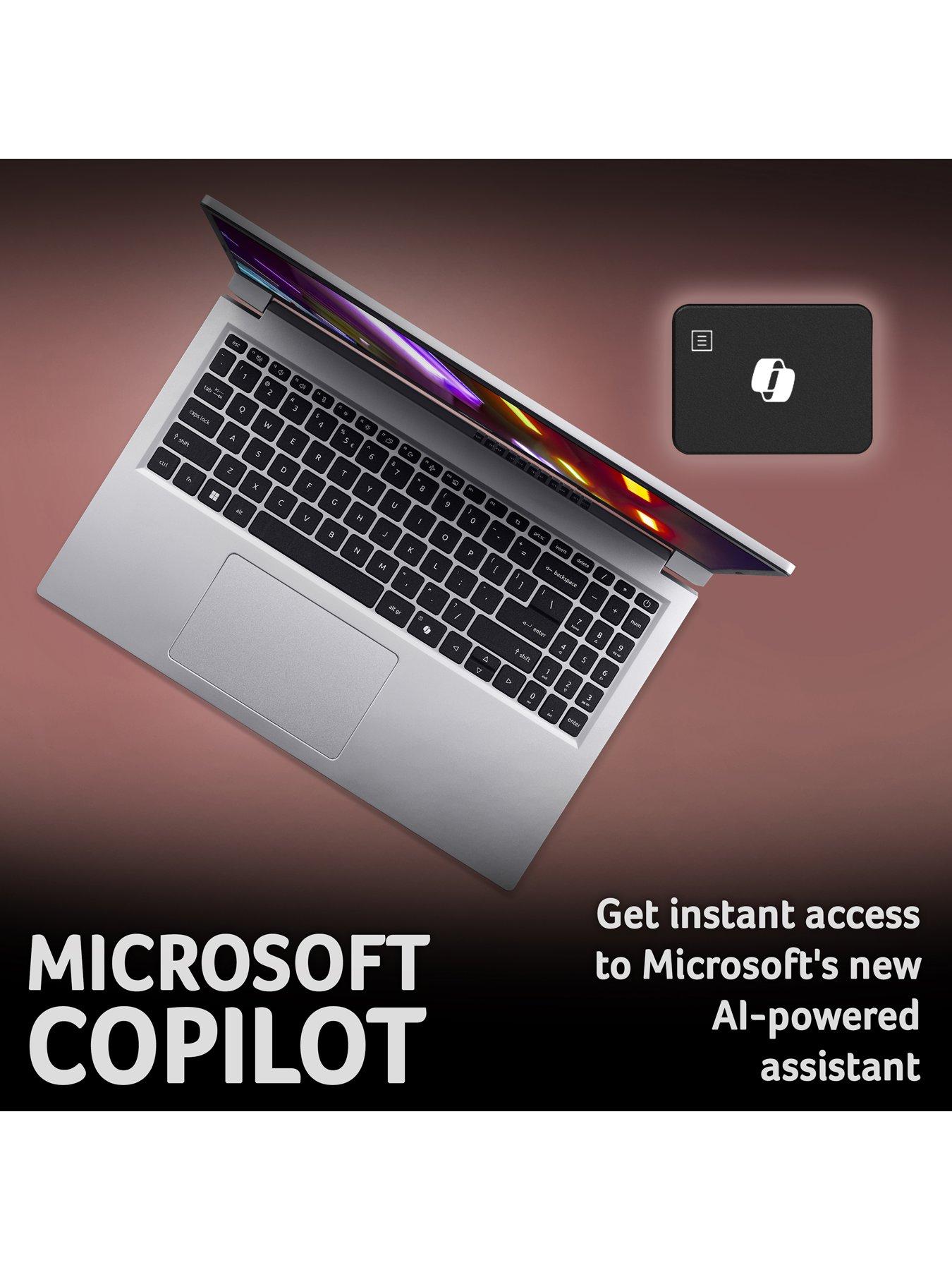  image of acer-aspire-lite-14in-intel-n150-4gb-ram-128gb-ssd-silver-with-norton-360