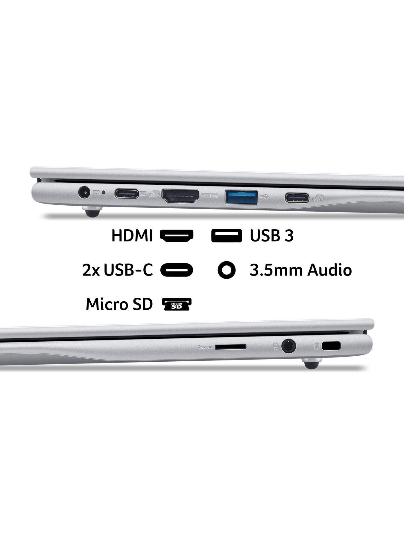  image of acer-aspire-lite-14in-intel-core-3-8gb-ram-256gb-ssd-silver-with-norton-360
