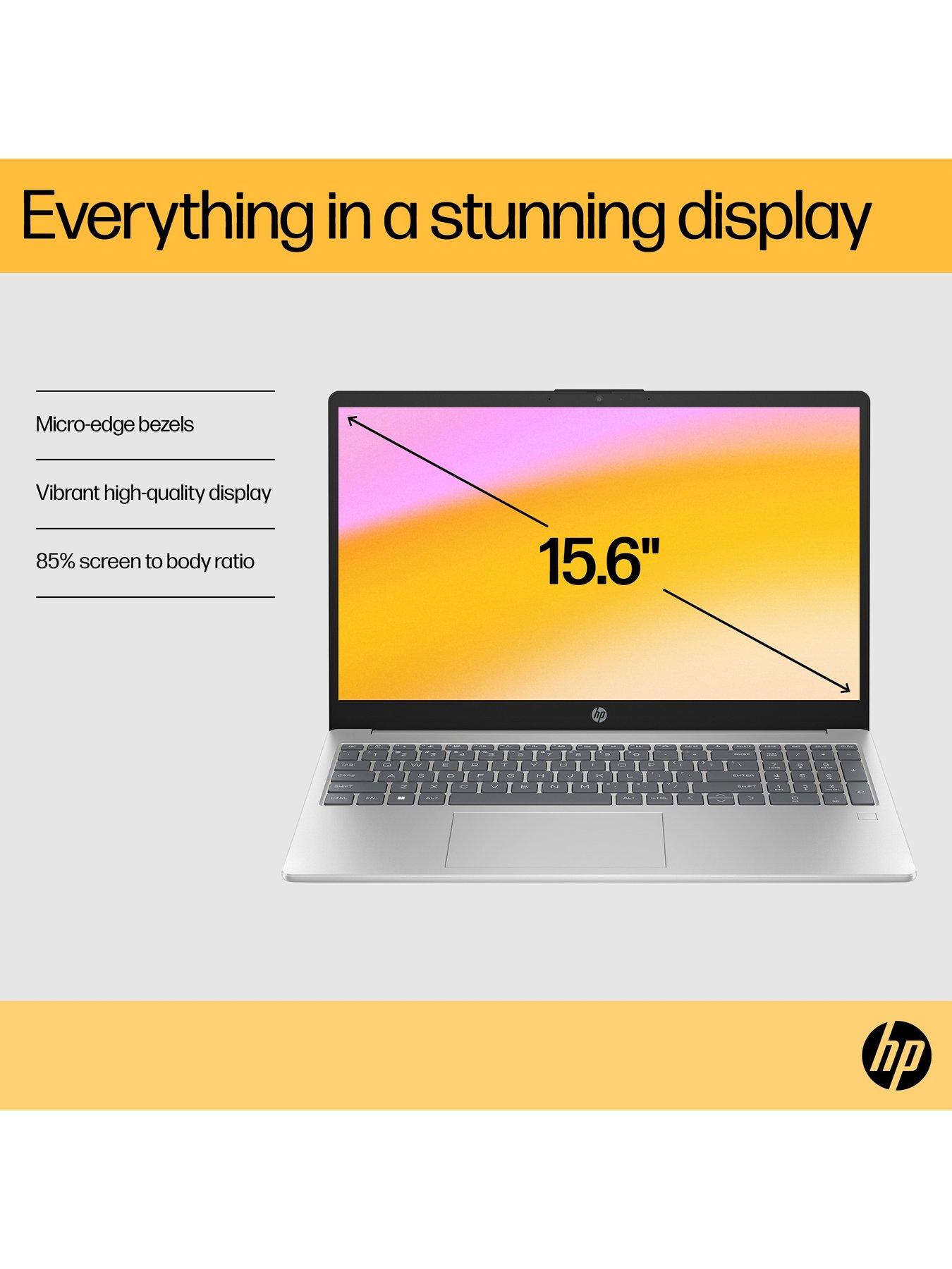 Image 5 of 7 of HP 15-fc0049na Laptop&nbsp;- 15.6 in FHD, AMD Ryzen 5,&nbsp;16GB RAM,&nbsp;512GB SSD, with Norton 360 Deluxe Antivirus - Silver