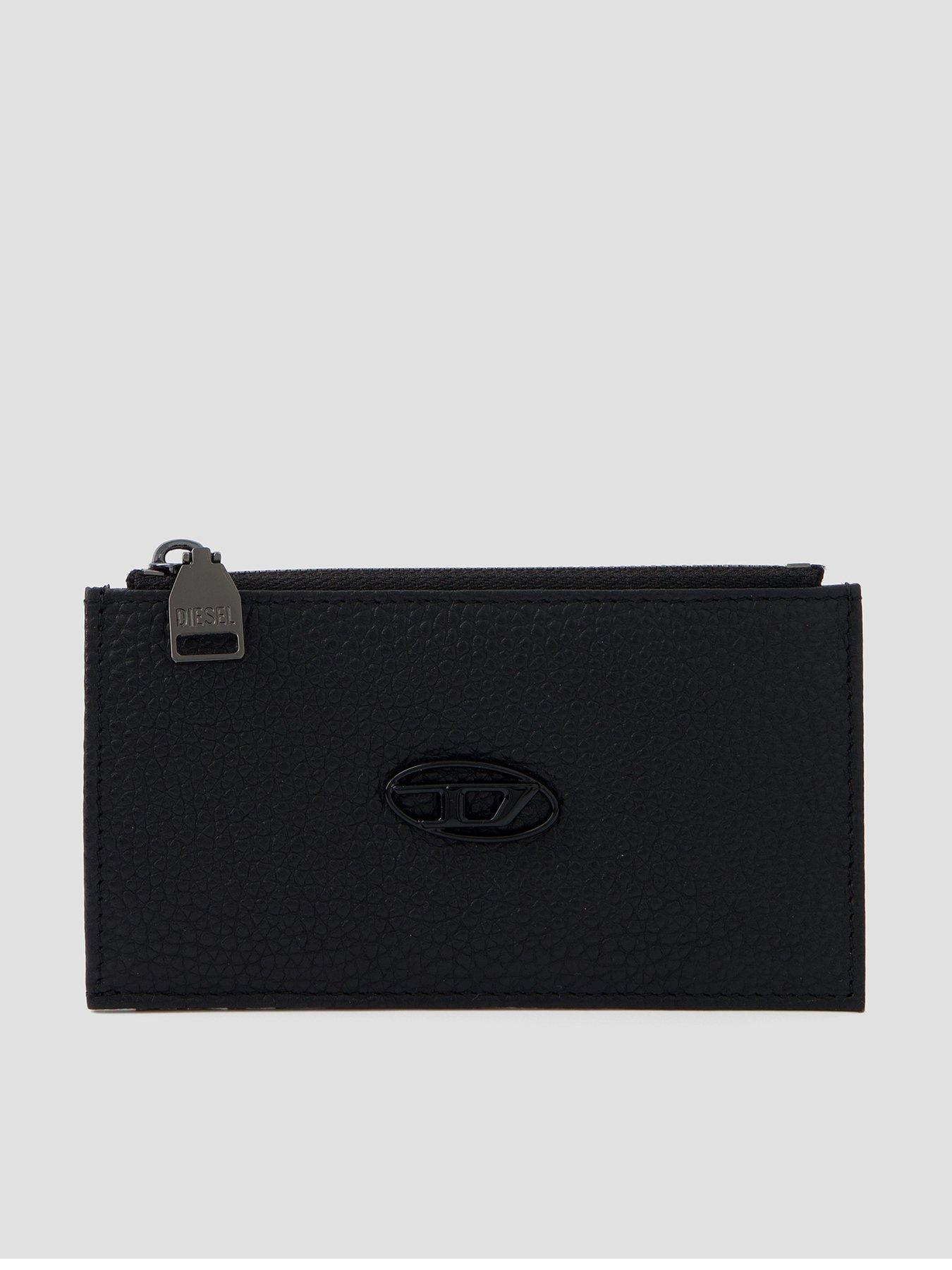 Diesel D-Oval Bi-Card Holder - Black