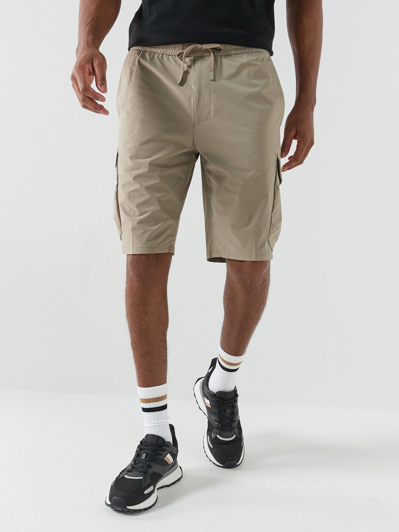 Image 1 of 5 of BOSS Urbanex Cargo Shorts - Light Green