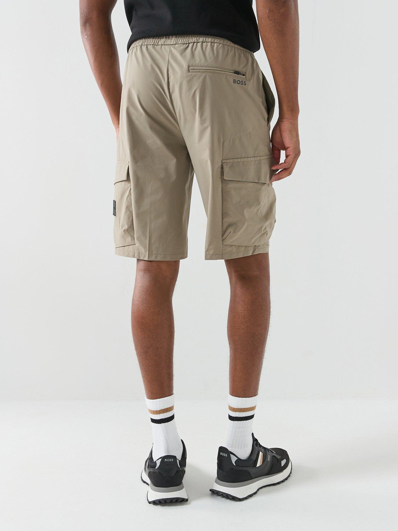 Image 2 of 5 of BOSS Urbanex Cargo Shorts - Light Green