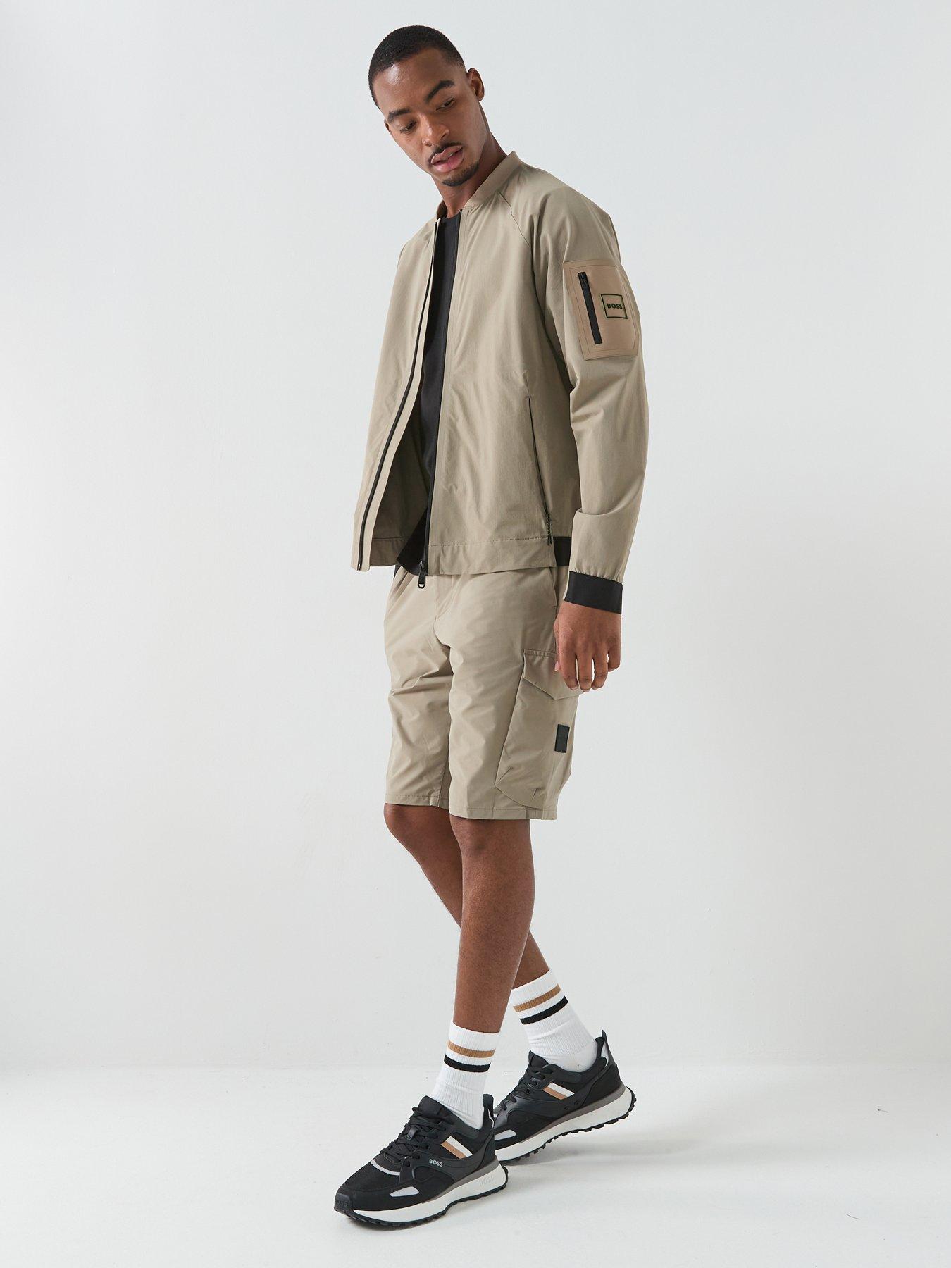 Image 3 of 5 of BOSS Urbanex Cargo Shorts - Light Green