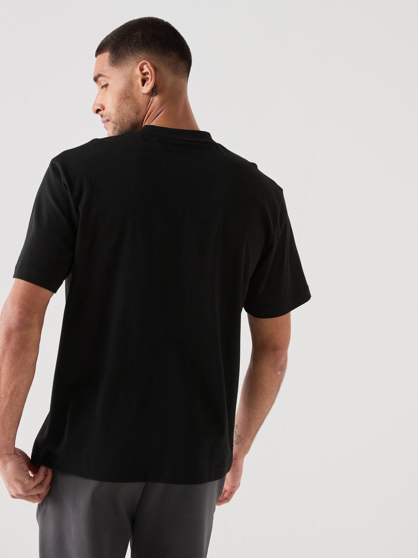 Image 2 of 6 of BOSS Ts_Member Logo Tennis Club T-Shirt - Black