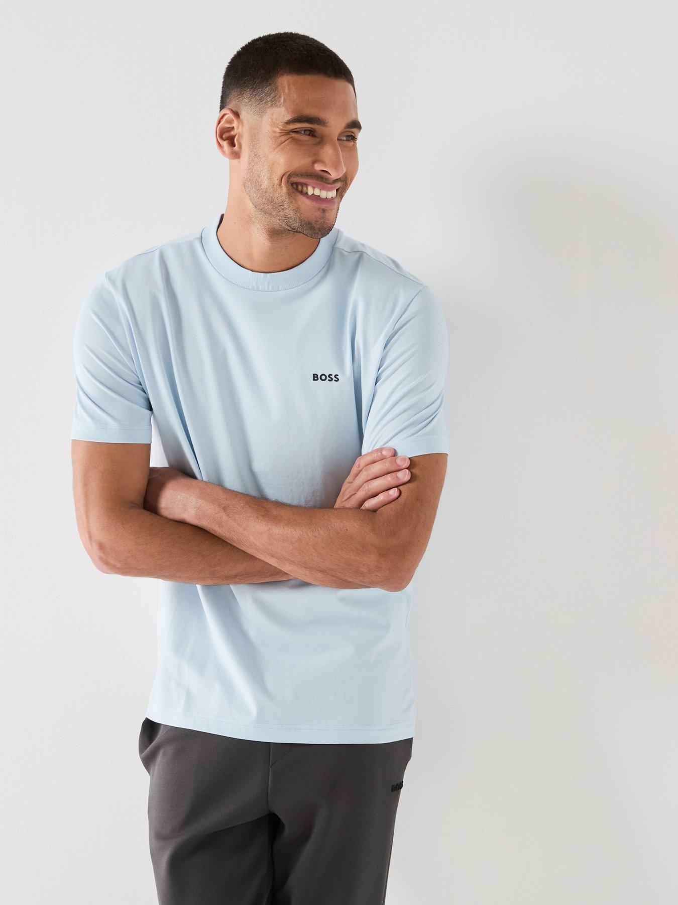 Image 6 of 6 of BOSS Tee Regular Fit T-shirt - Light Blue