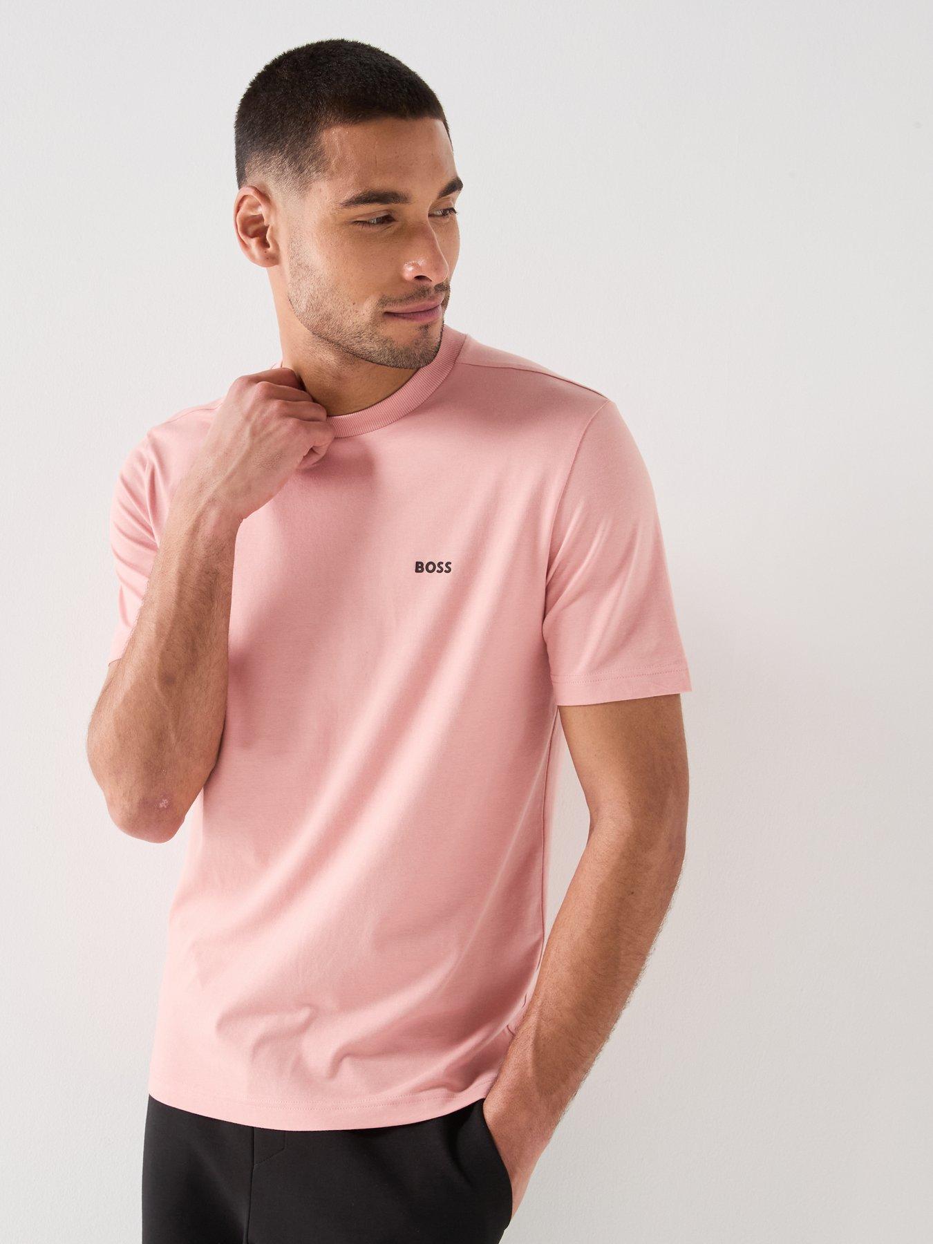 Image 6 of 6 of BOSS Tee Regular Fit T-Shirt - Light Pink