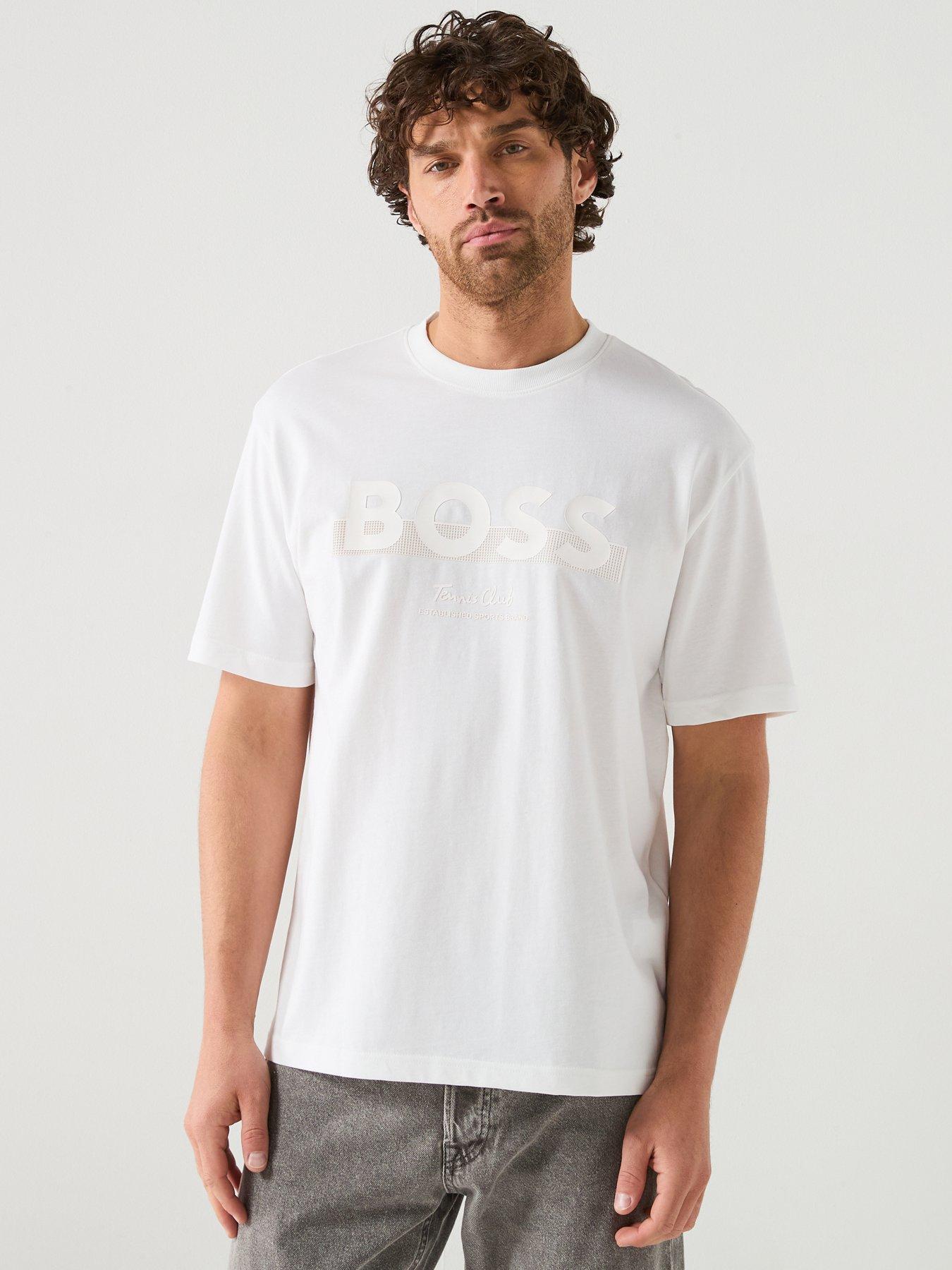 BOSS Logo Tennis Club T-Shirt - White