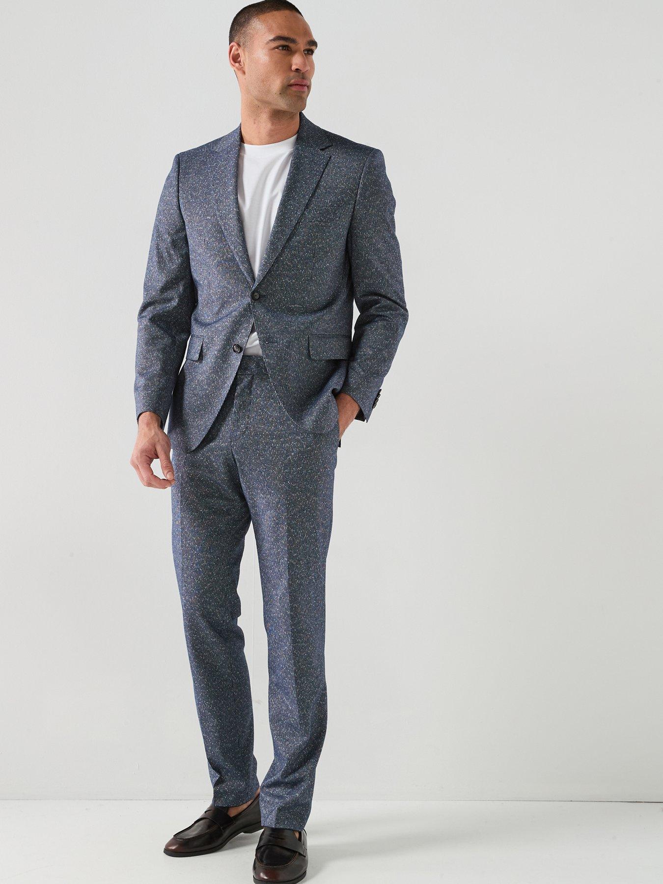 Image 1 of 6 of BOSS H-Jeckson 2-Piece Tailored Suit - Dark Blue
