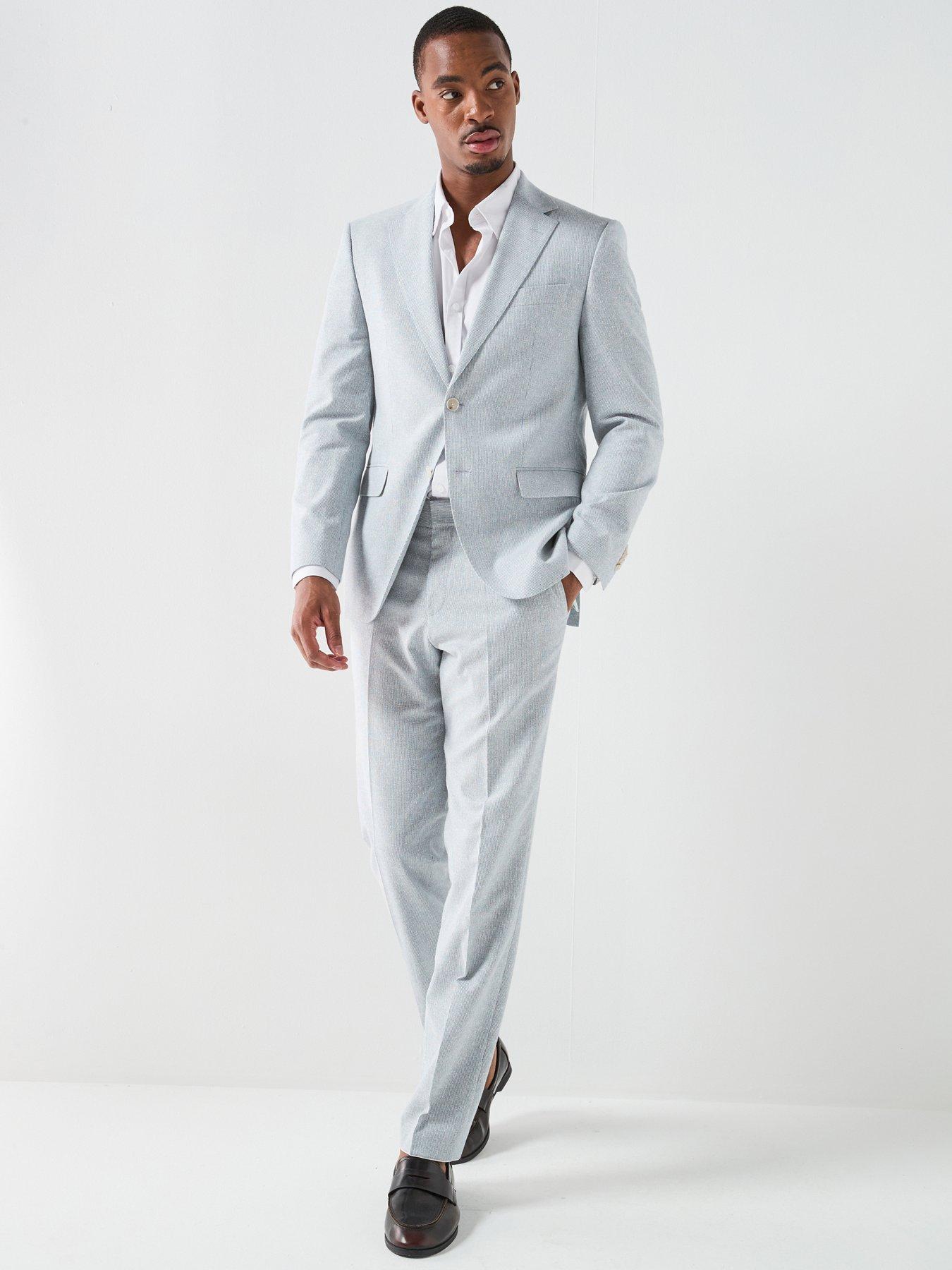 BOSS H-Jeckson 2Pc Tailored Suit – Light Blue