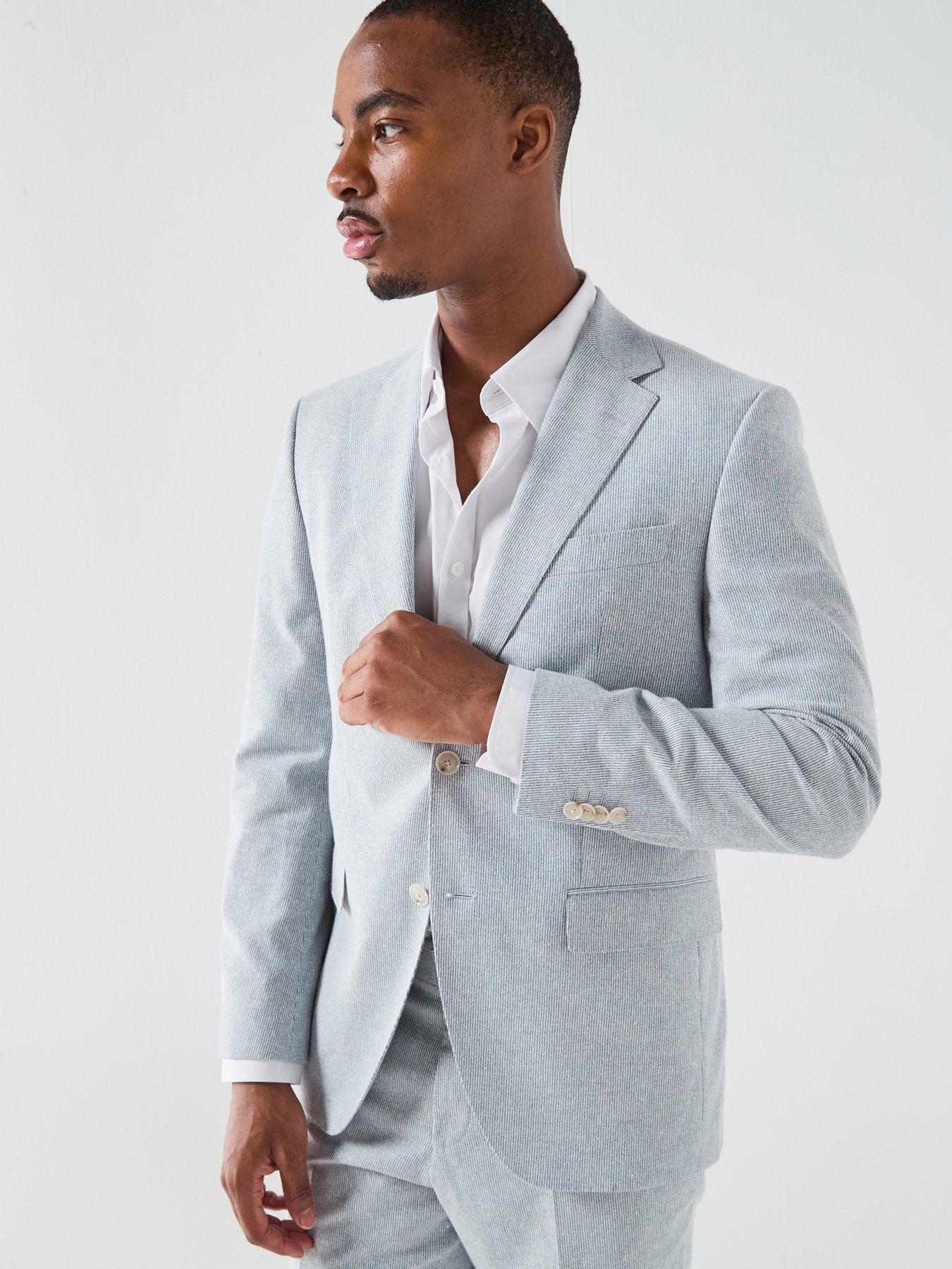 Image 4 of 6 of BOSS H-Jeckson 2Pc Tailored Suit &ndash; Light Blue