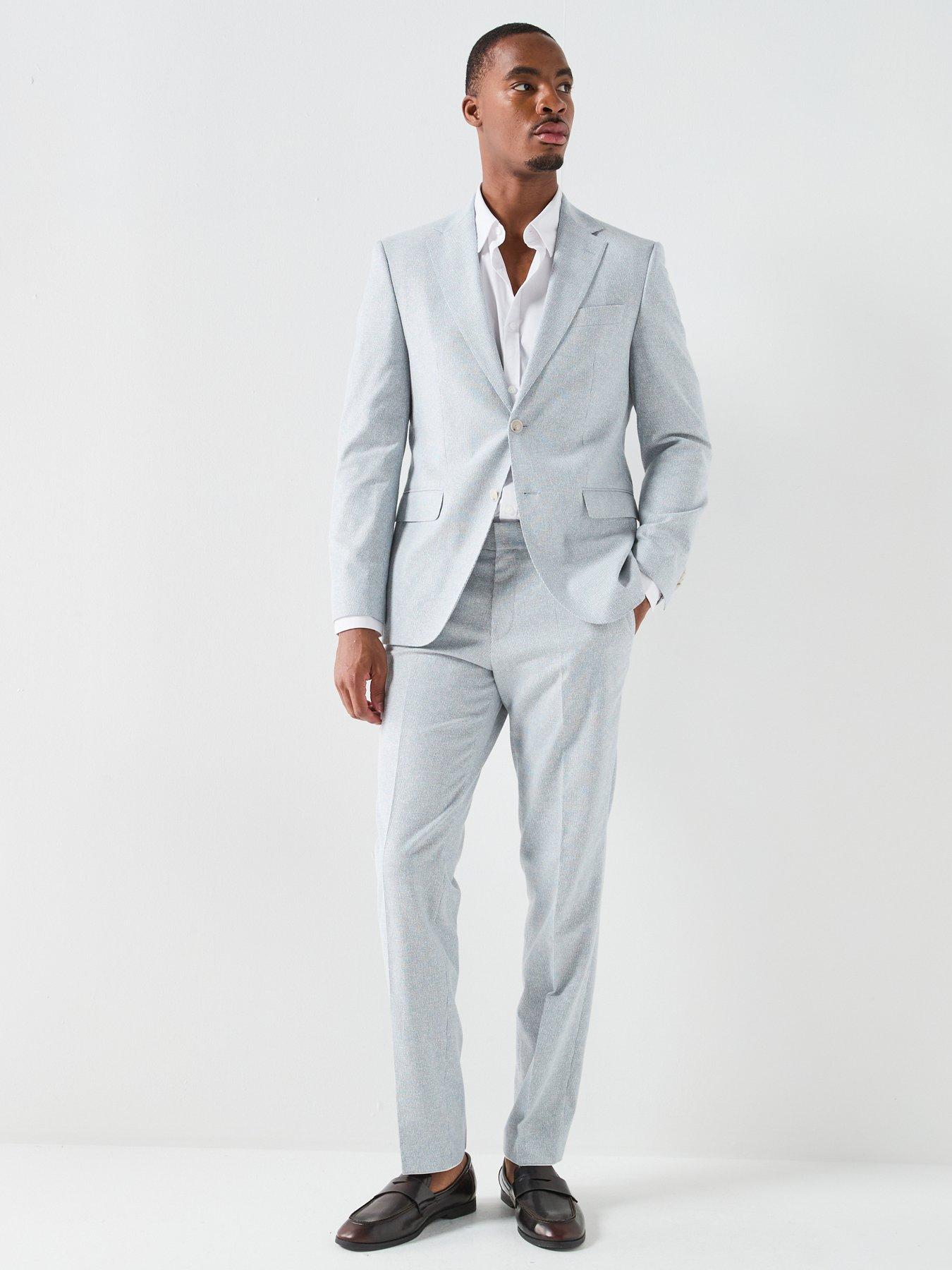 Image 6 of 6 of BOSS H-Jeckson 2Pc Tailored Suit &ndash; Light Blue