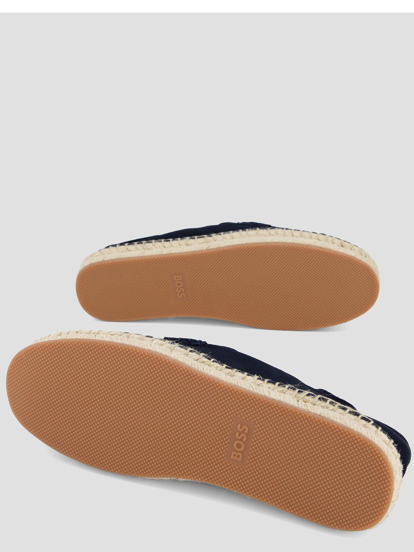  image of boss-madeira-moccasin-suede-espadrilles-navy