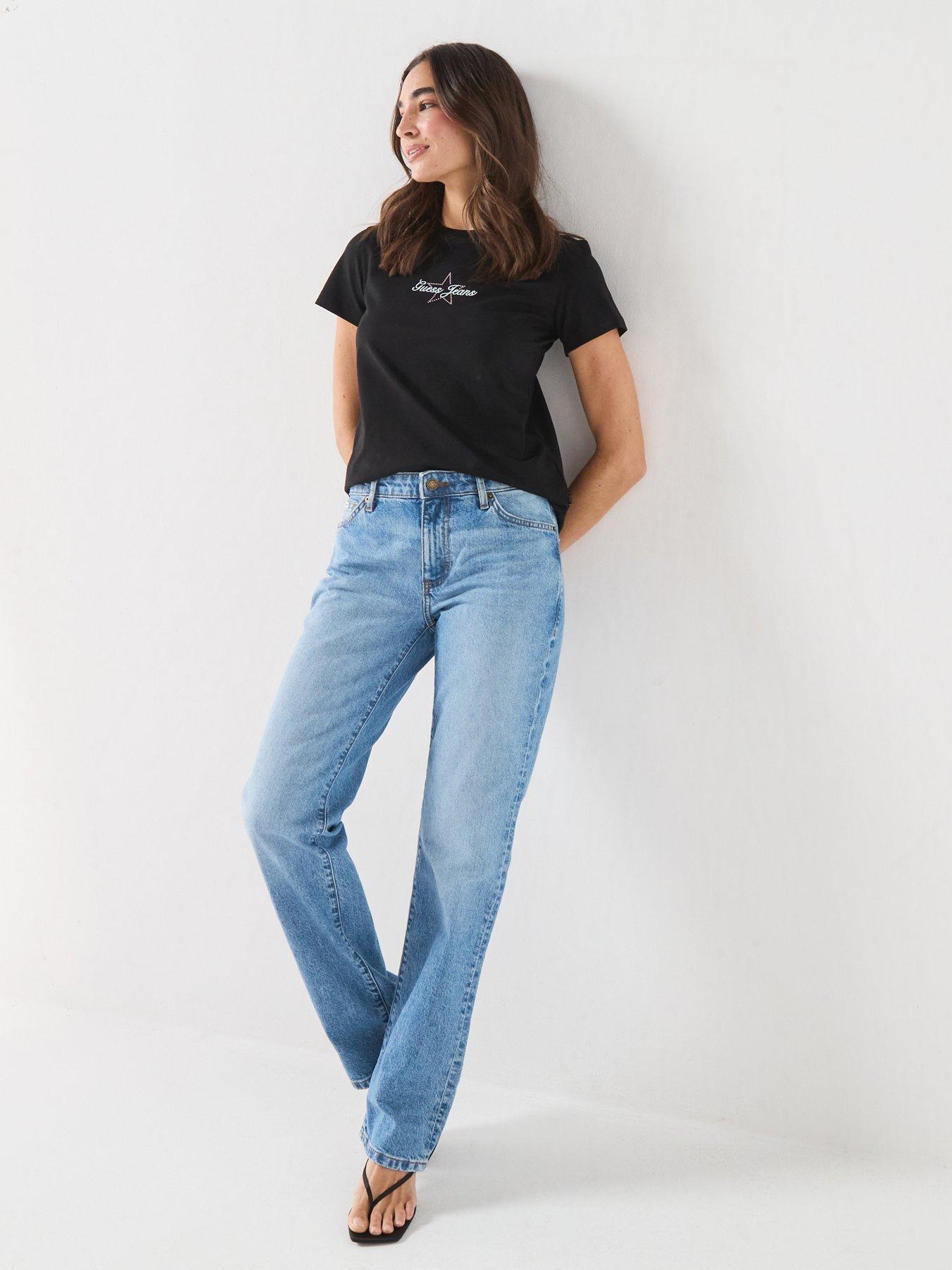Image 3 of 6 of Guess Short Sleeve Baby Baker Tee - Black