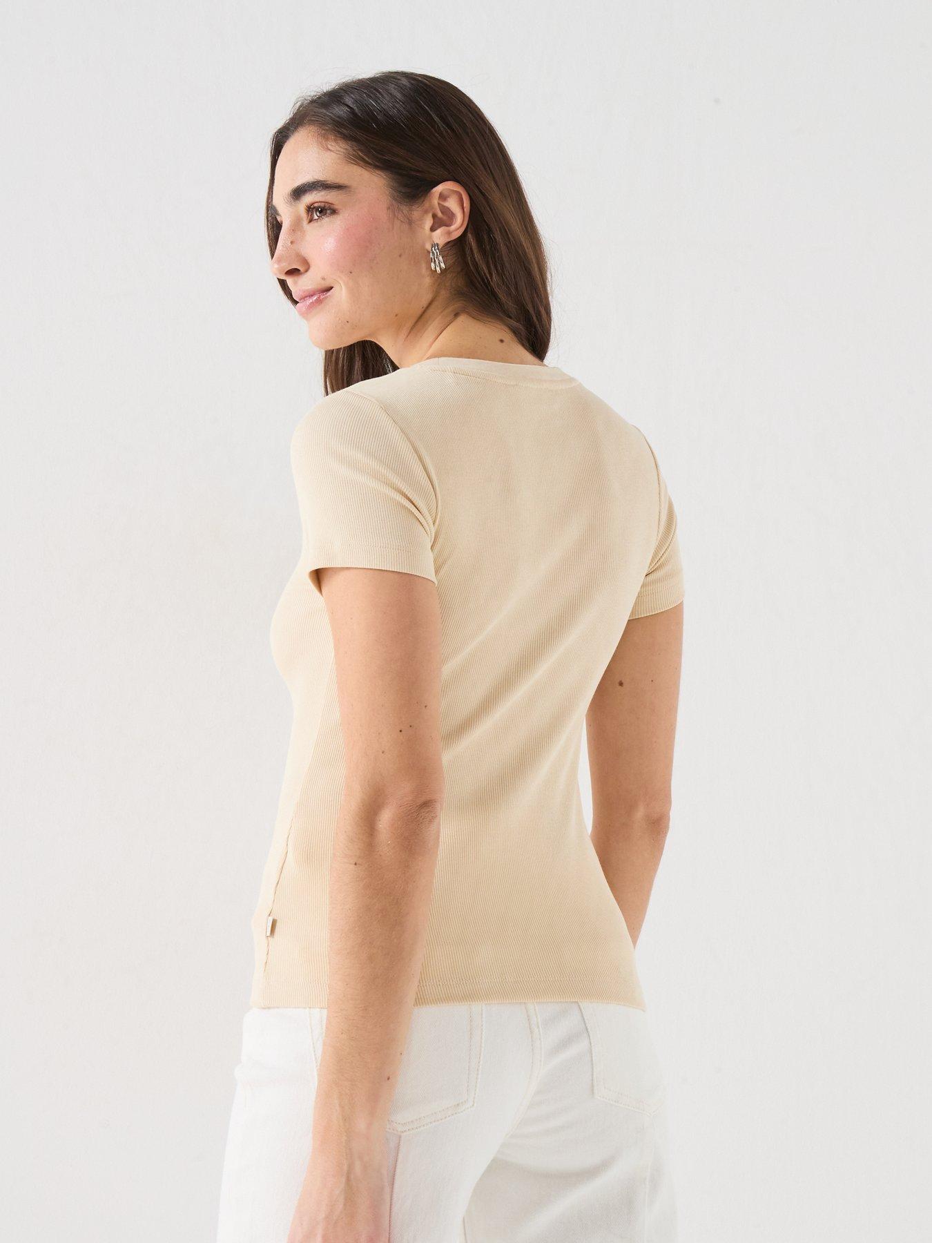 Image 2 of 6 of Guess Short Sleeve Slim Tee
