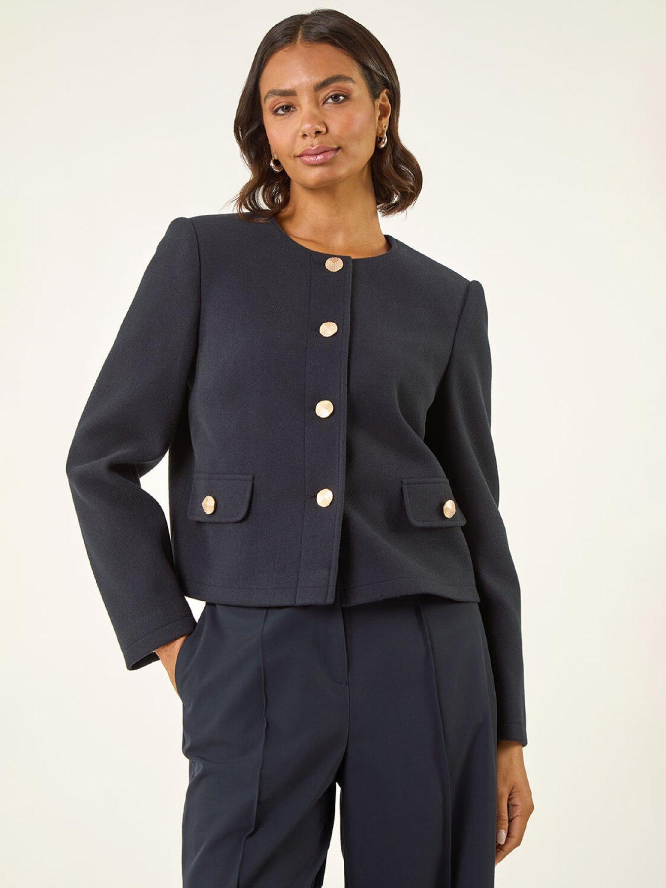 Roman Cosy Buttoned Pocket Jacket