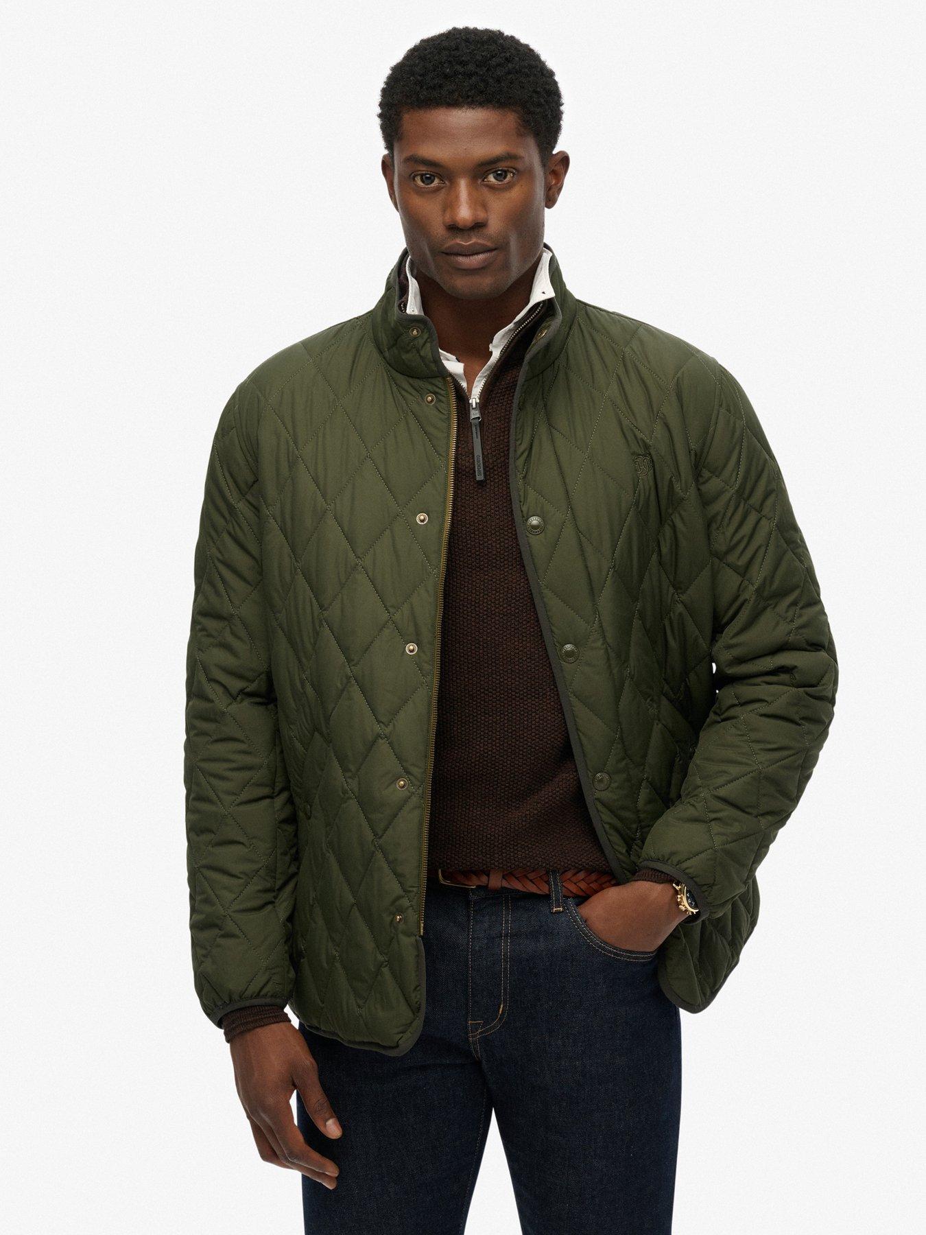 Image 1 of 7 of Superdry Quilted Estate Jacket - Green