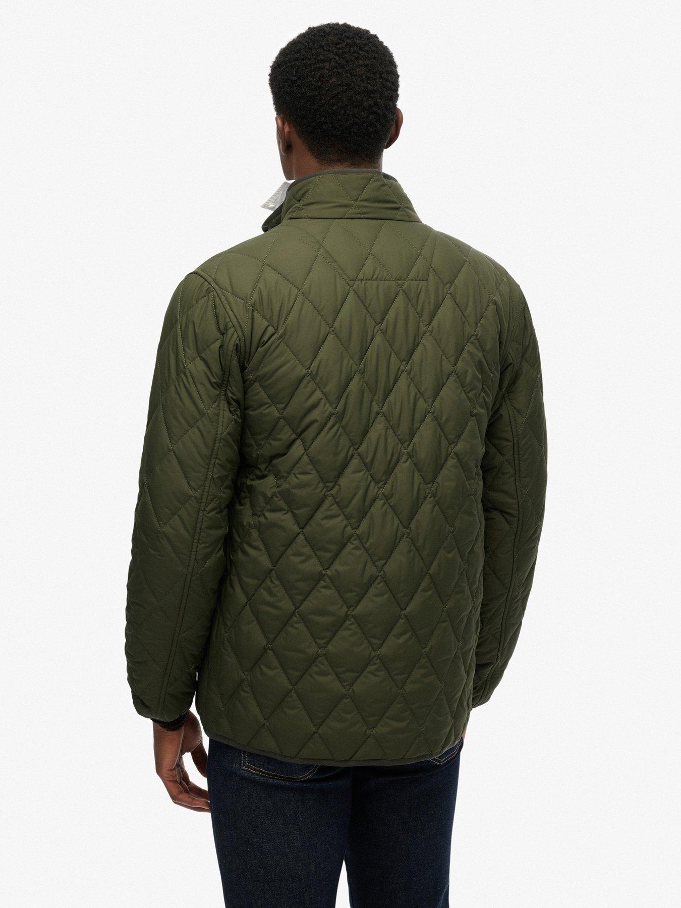 Image 2 of 7 of Superdry Quilted Estate Jacket - Green