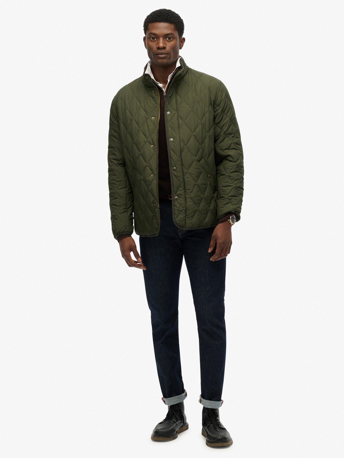Image 3 of 7 of Superdry Quilted Estate Jacket - Green