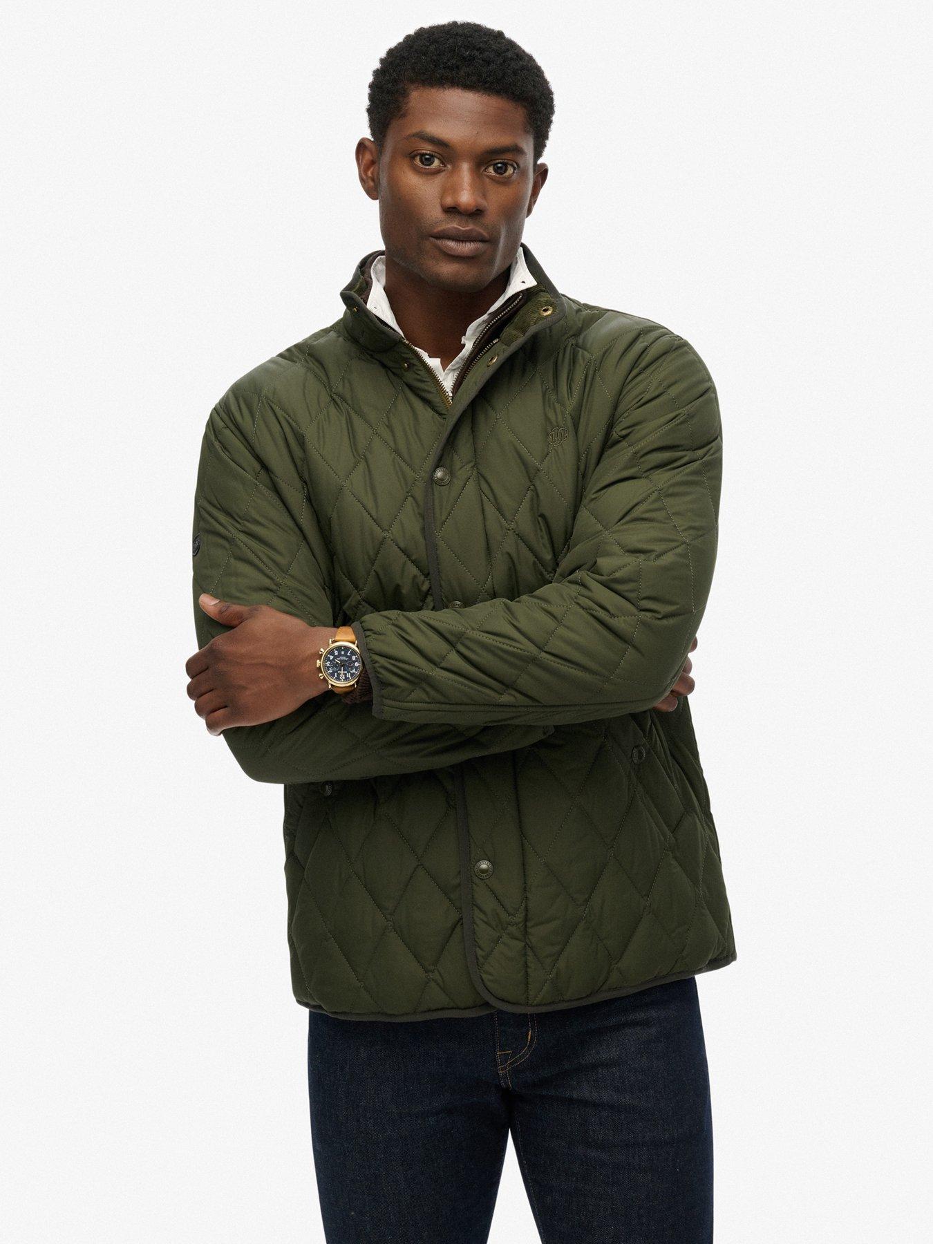 Image 5 of 7 of Superdry Quilted Estate Jacket - Green