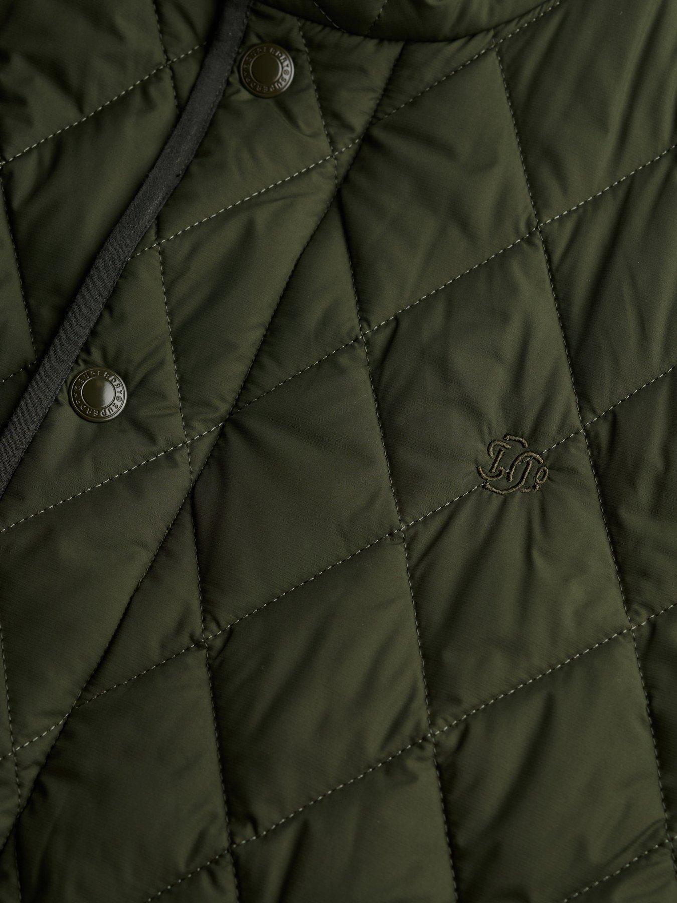 Image 7 of 7 of Superdry Quilted Estate Jacket - Green