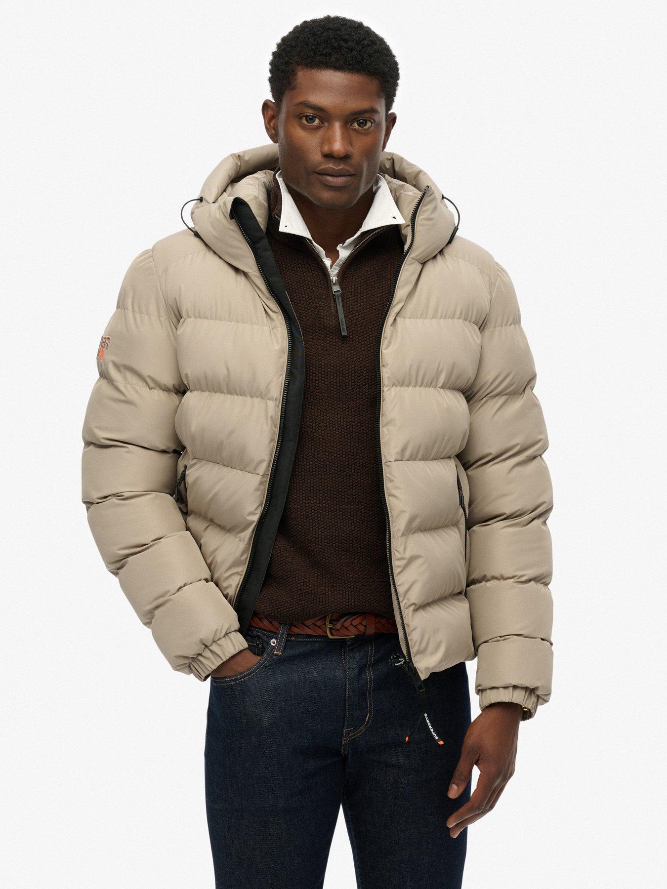  image of superdry-hooded-sports-padded-jacket-cream