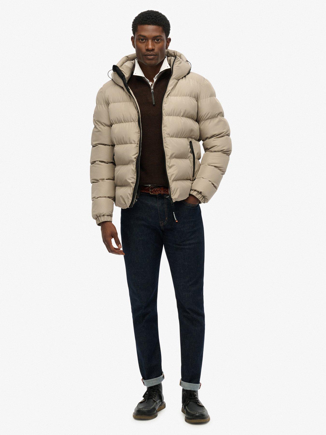  image of superdry-hooded-sports-padded-jacket-cream