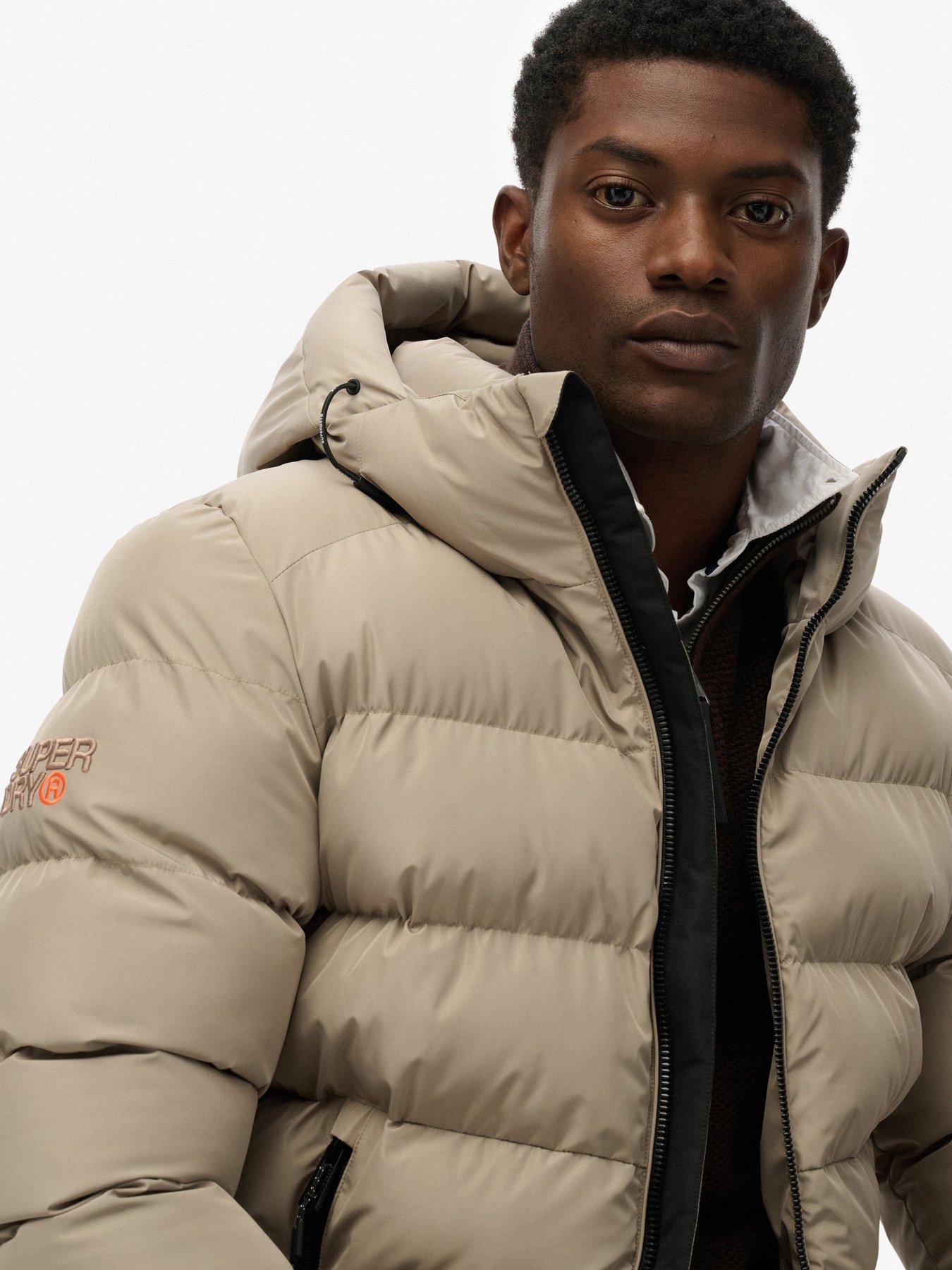  image of superdry-hooded-sports-padded-jacket-cream