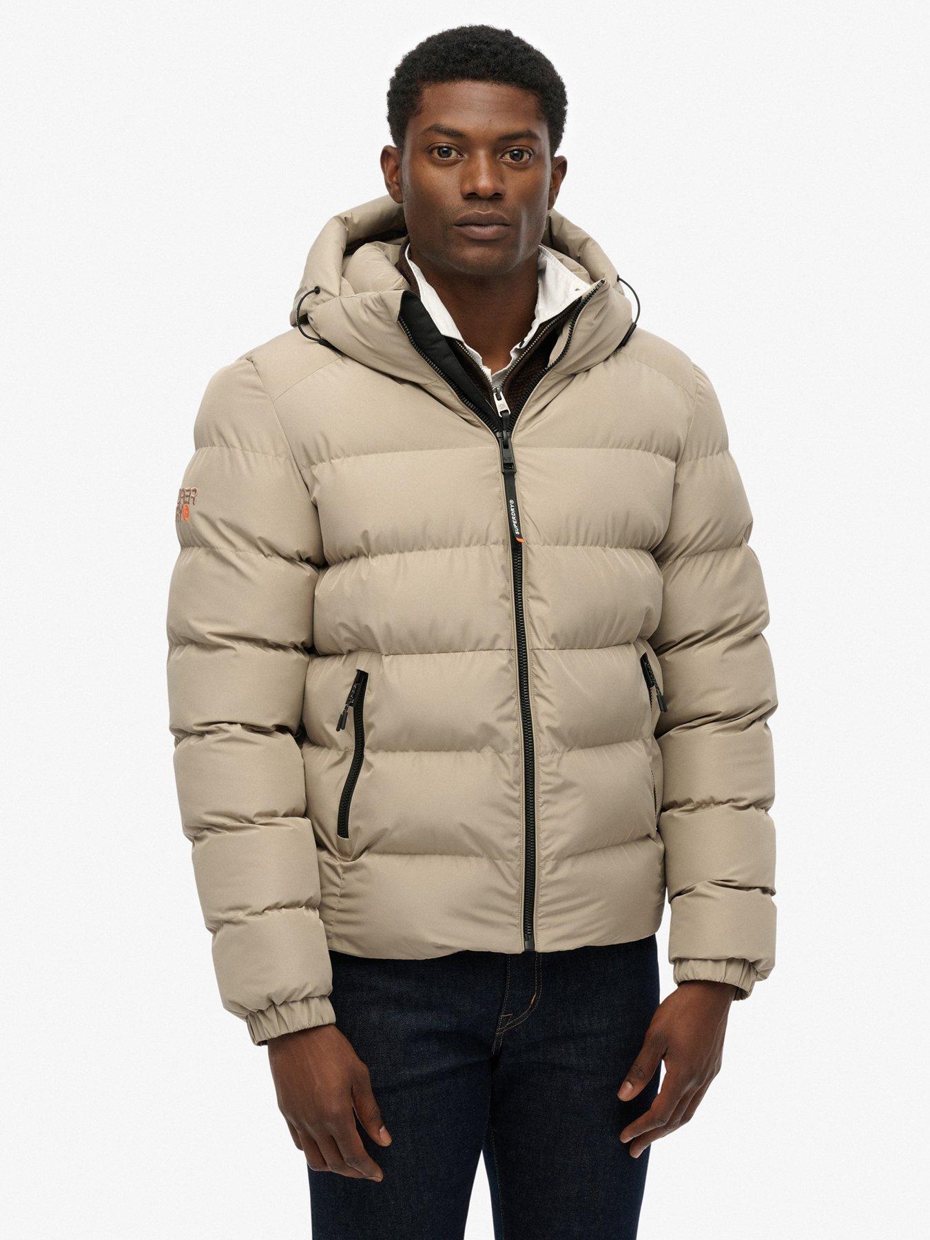  image of superdry-hooded-sports-padded-jacket-cream