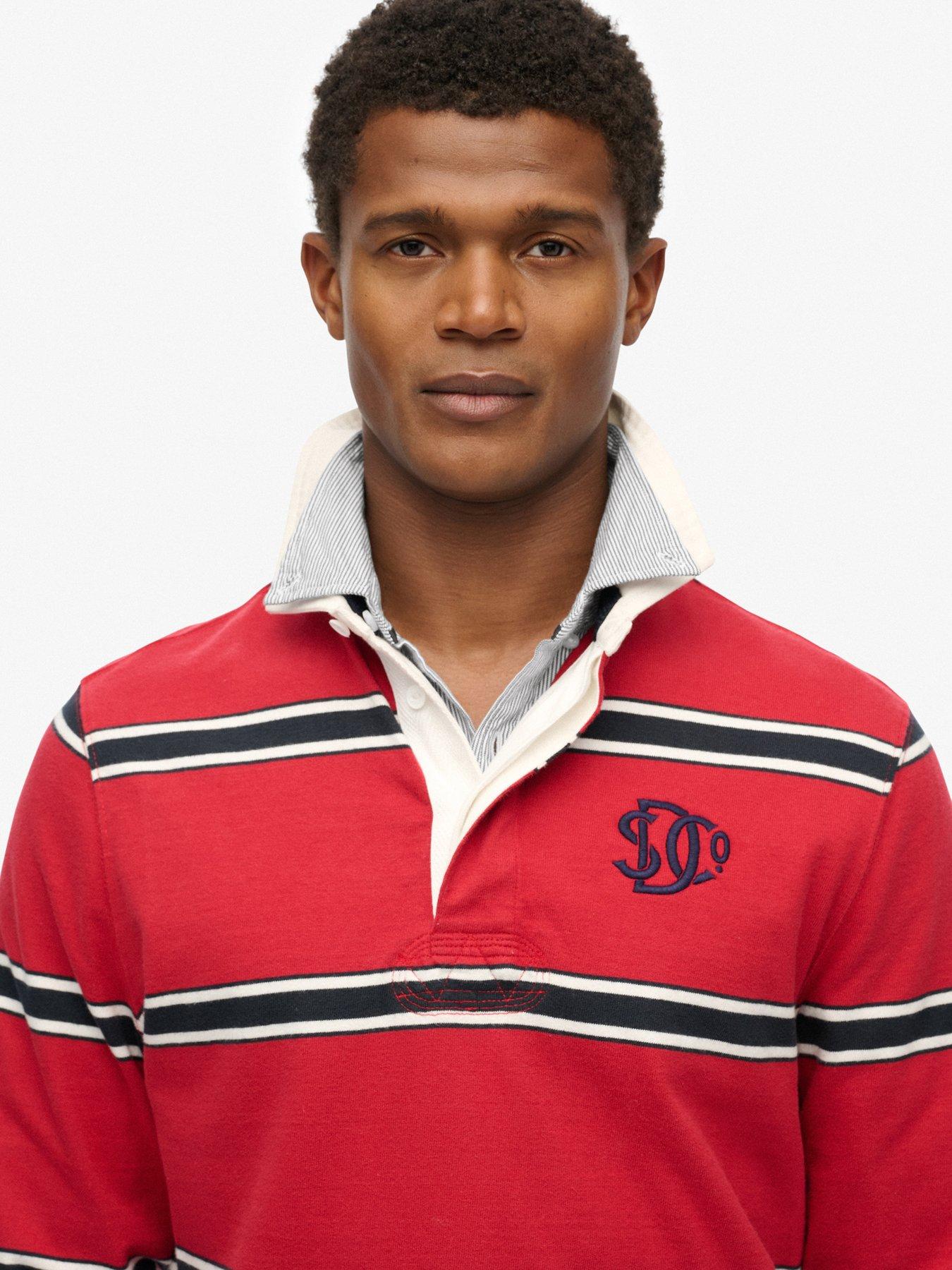  image of superdry-vintage-athletic-rugby-long-sleeve-t-shirt-red