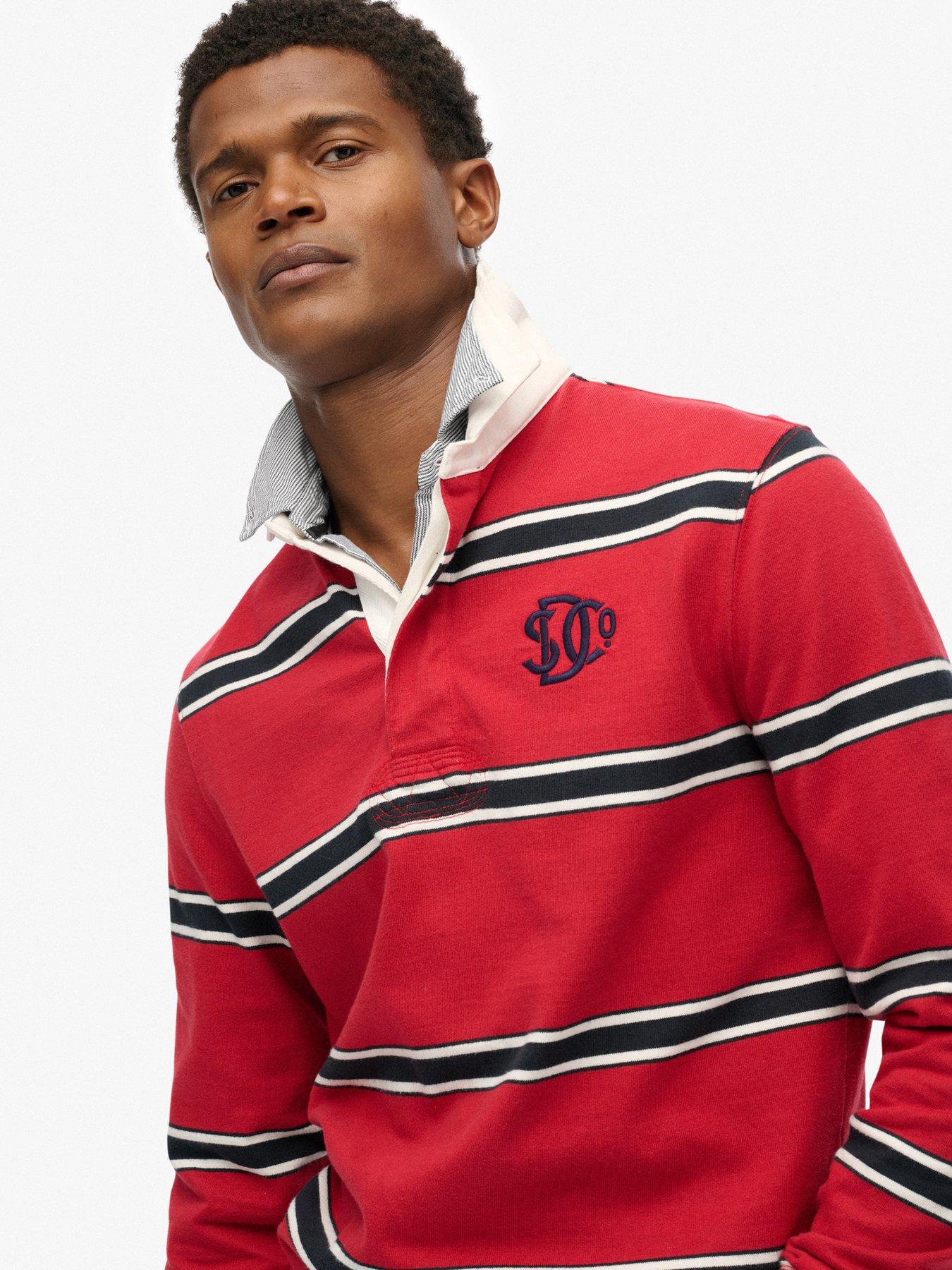  image of superdry-vintage-athletic-rugby-long-sleeve-t-shirt-red