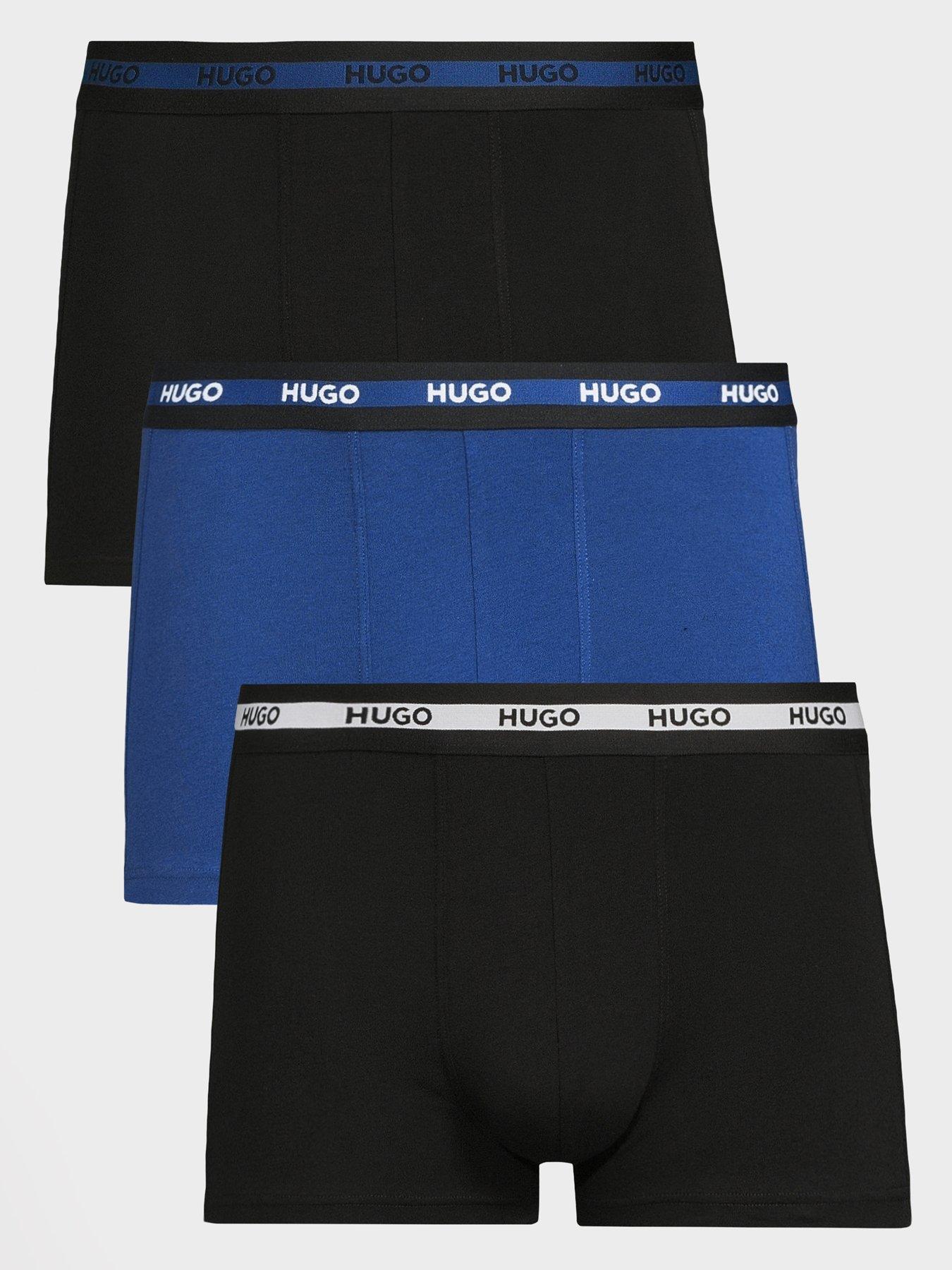 Image 1 of 4 of HUGO Bodywear Triplet 3 Pack Trunks - Assorted