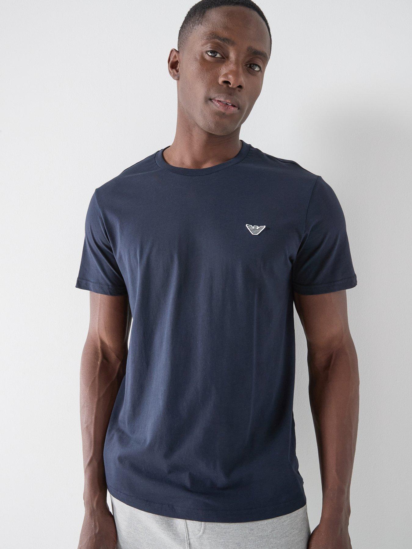 Emporio Armani Bodywear Essential Crew Neck T-Shirt - Dark Blue