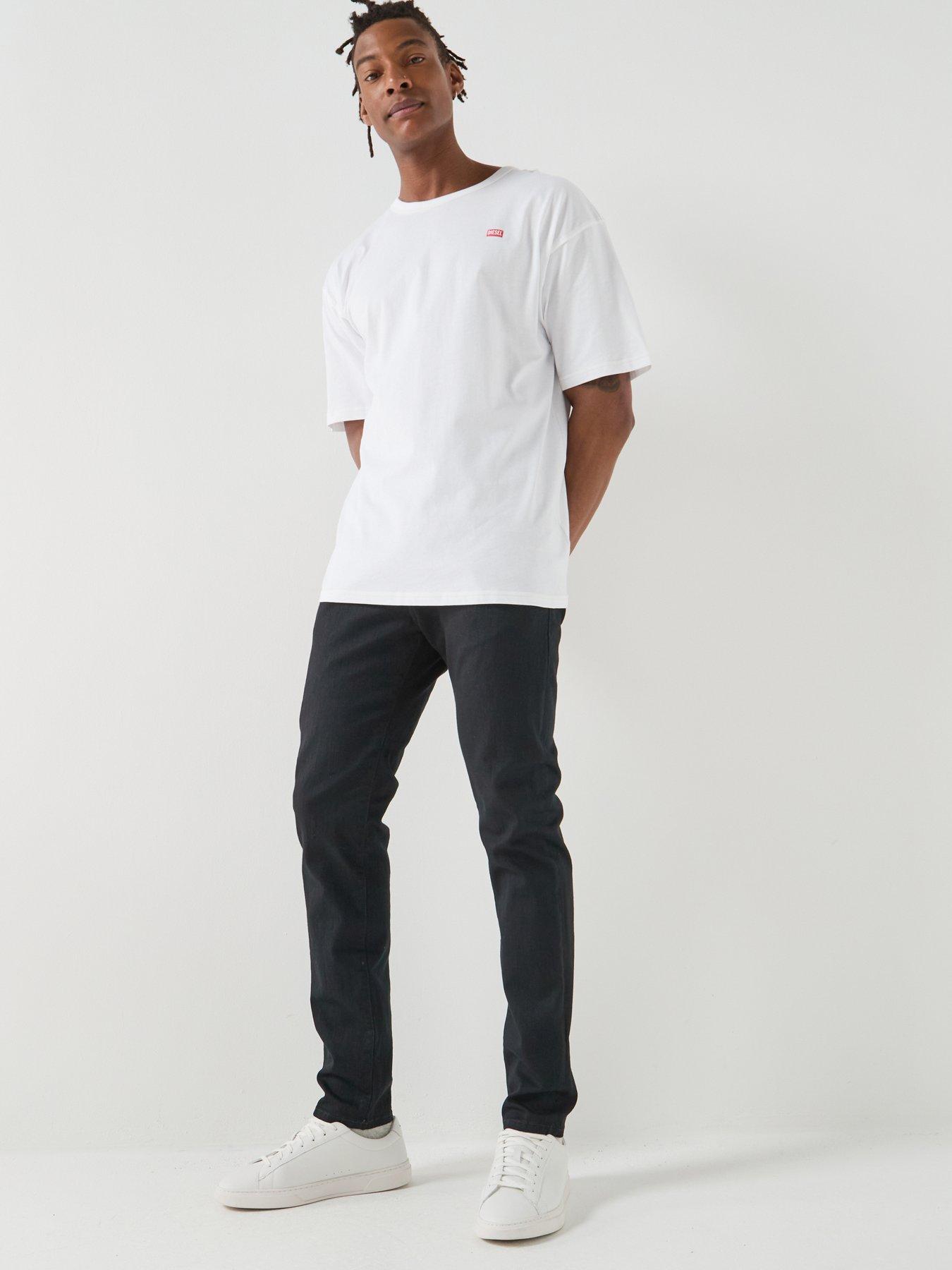 Image 3 of 5 of Diesel Relaxed T-Shirt - White