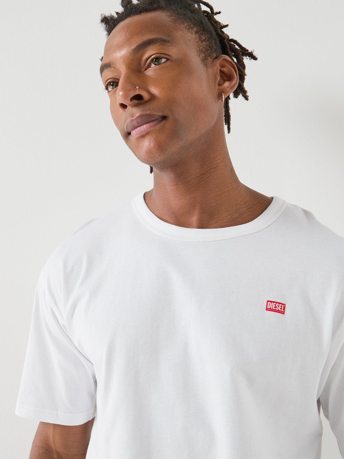Image 4 of 5 of Diesel Relaxed T-Shirt - White