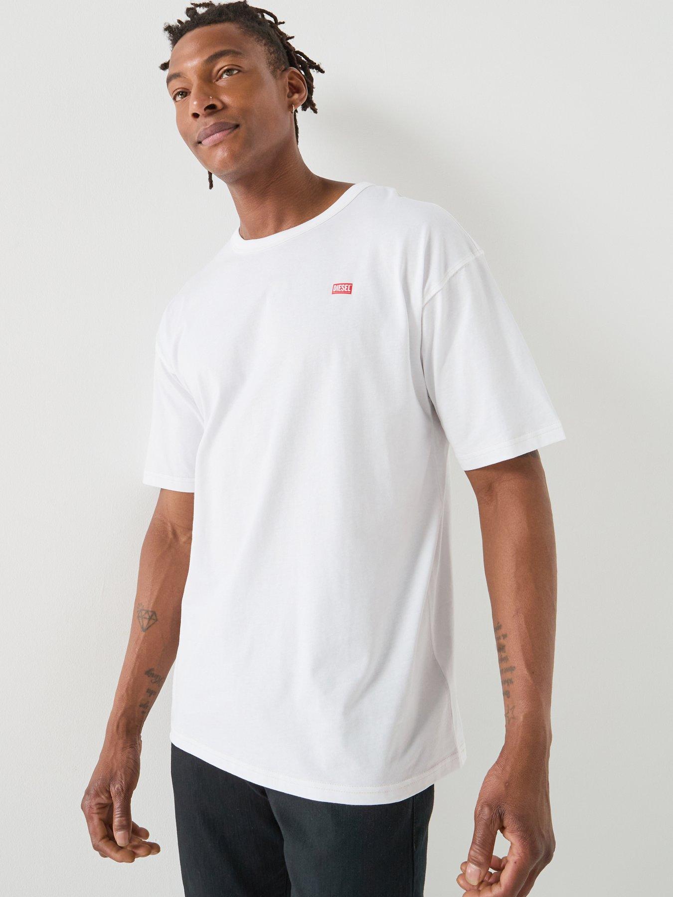 Image 5 of 5 of Diesel Relaxed T-Shirt - White