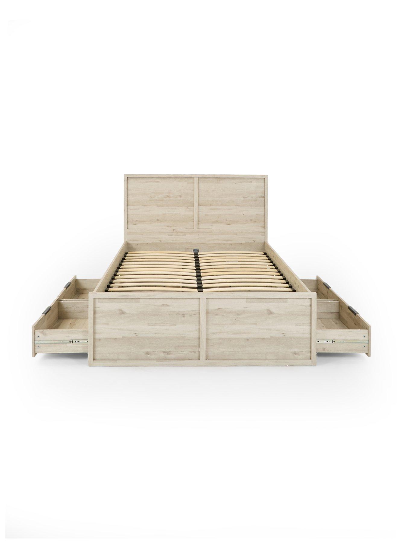  image of the-very-collection-harlem-storage-king-bed-with-memory-mattress