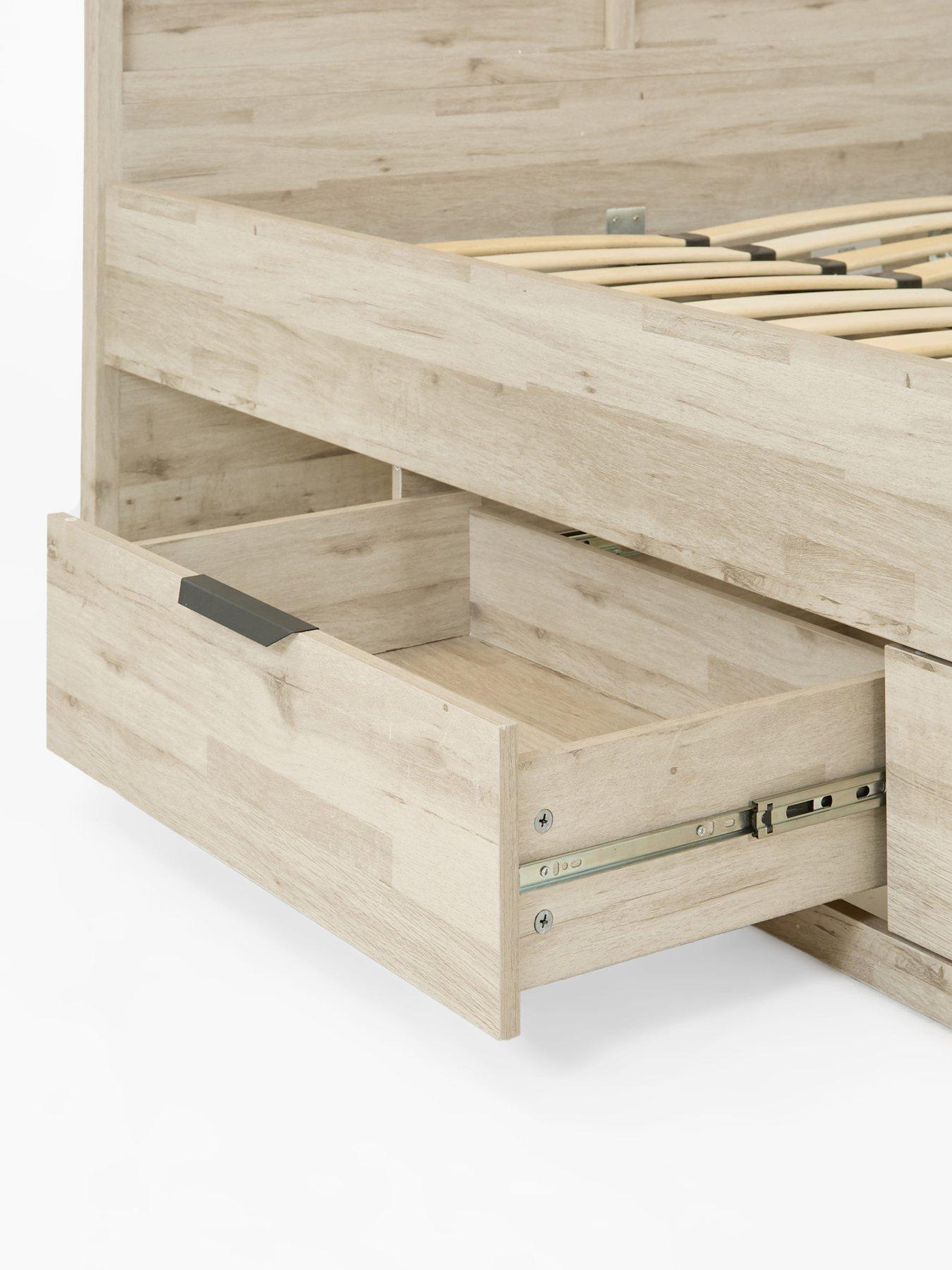  image of the-very-collection-harlem-storage-king-bed-with-memory-mattress