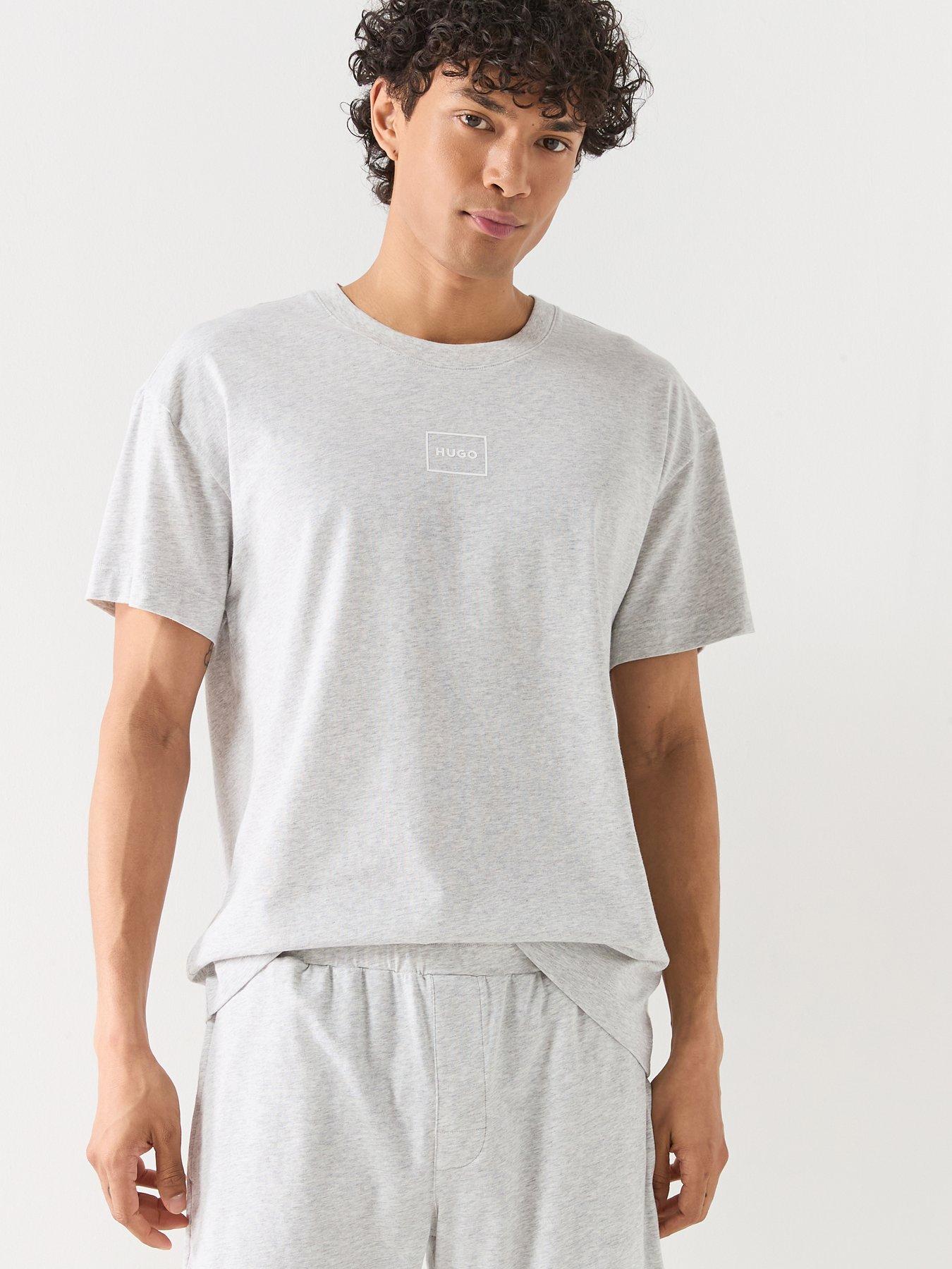 HUGO Hugo Bodywear Laze Relaxed Fit Loungewear T-shirt - Grey
